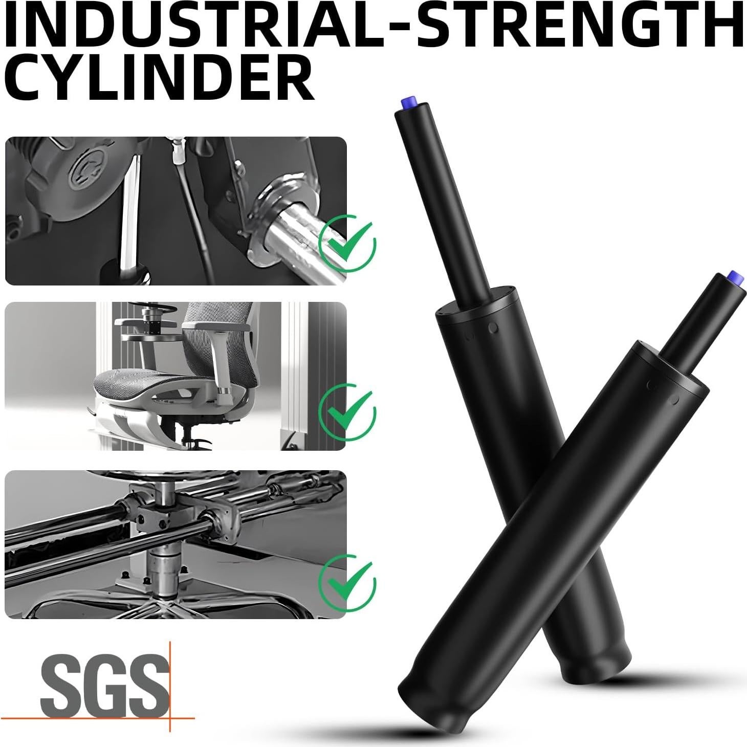 Cilindro de Silla de Oficina Sytopia, Ajuste Neumático 22.4"