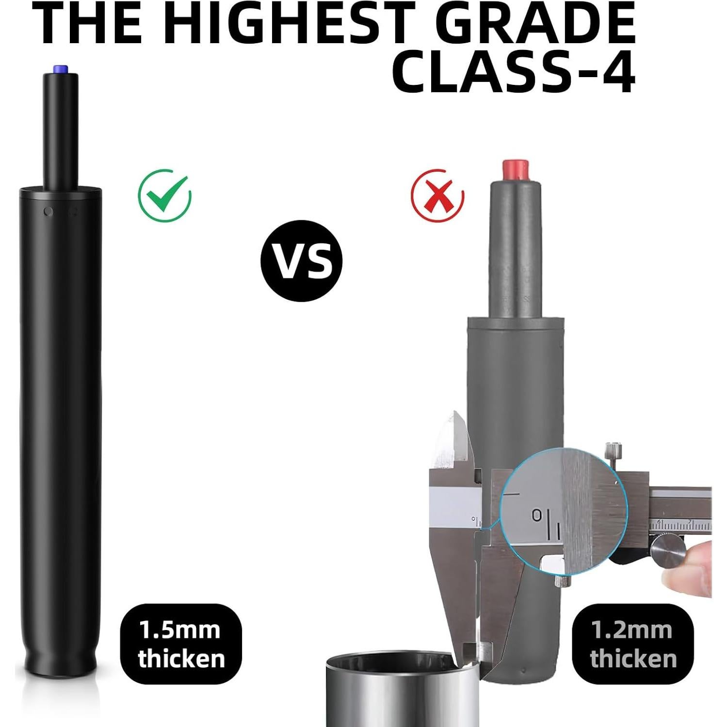 Cilindro de Silla de Oficina Sytopia, Ajuste Neumático 22.4"