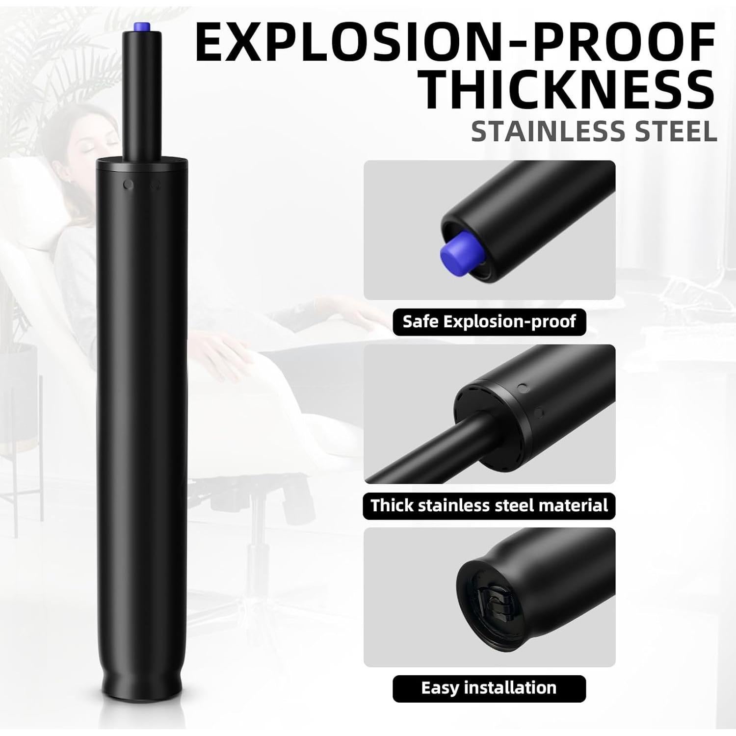 Cilindro de Silla de Oficina Sytopia, Ajuste Neumático 22.4"