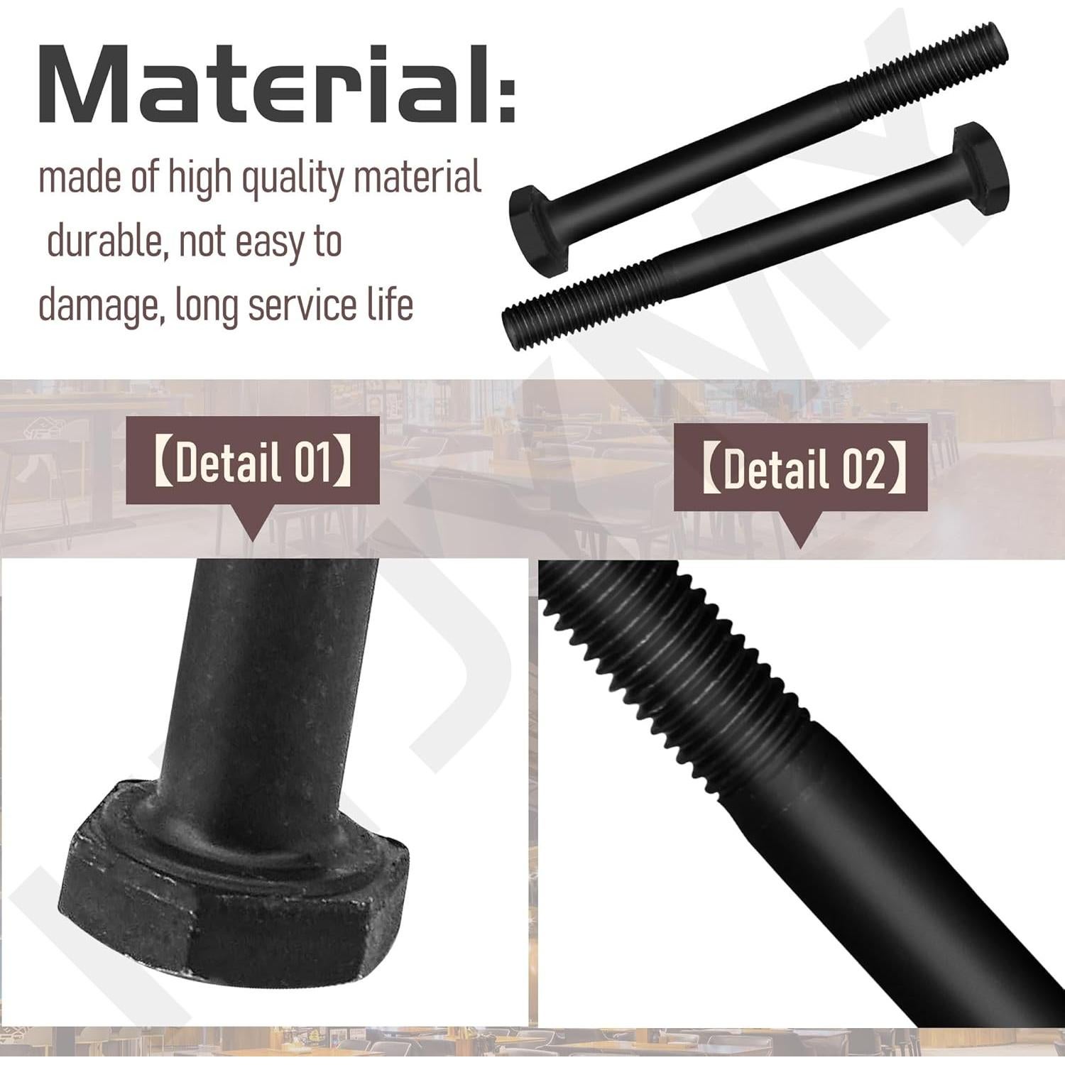 Pernos de brazo de reemplazo para silla Herman Miller Aeron - 2 unidades