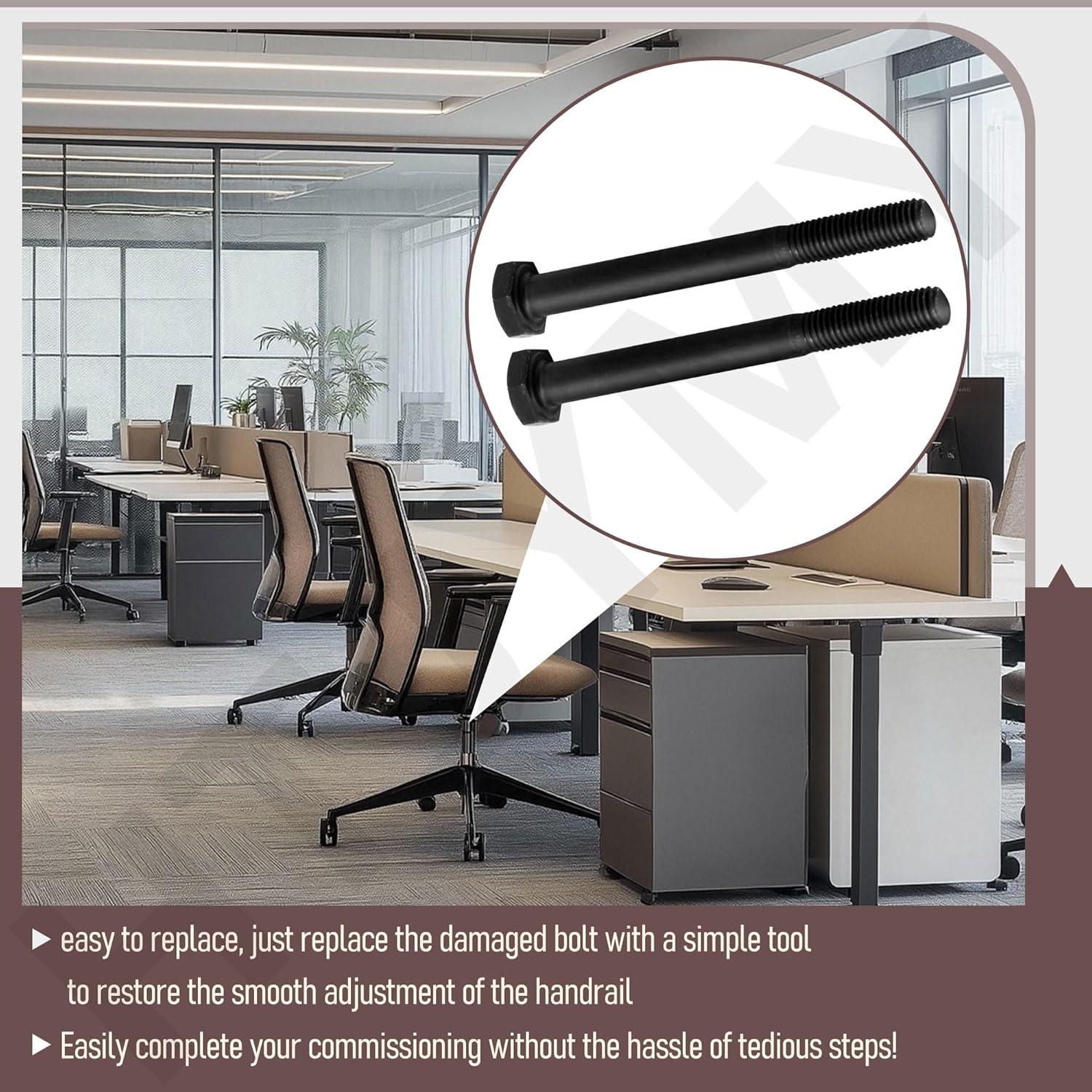 Pernos de brazo de reemplazo para silla Herman Miller Aeron - 2 unidades