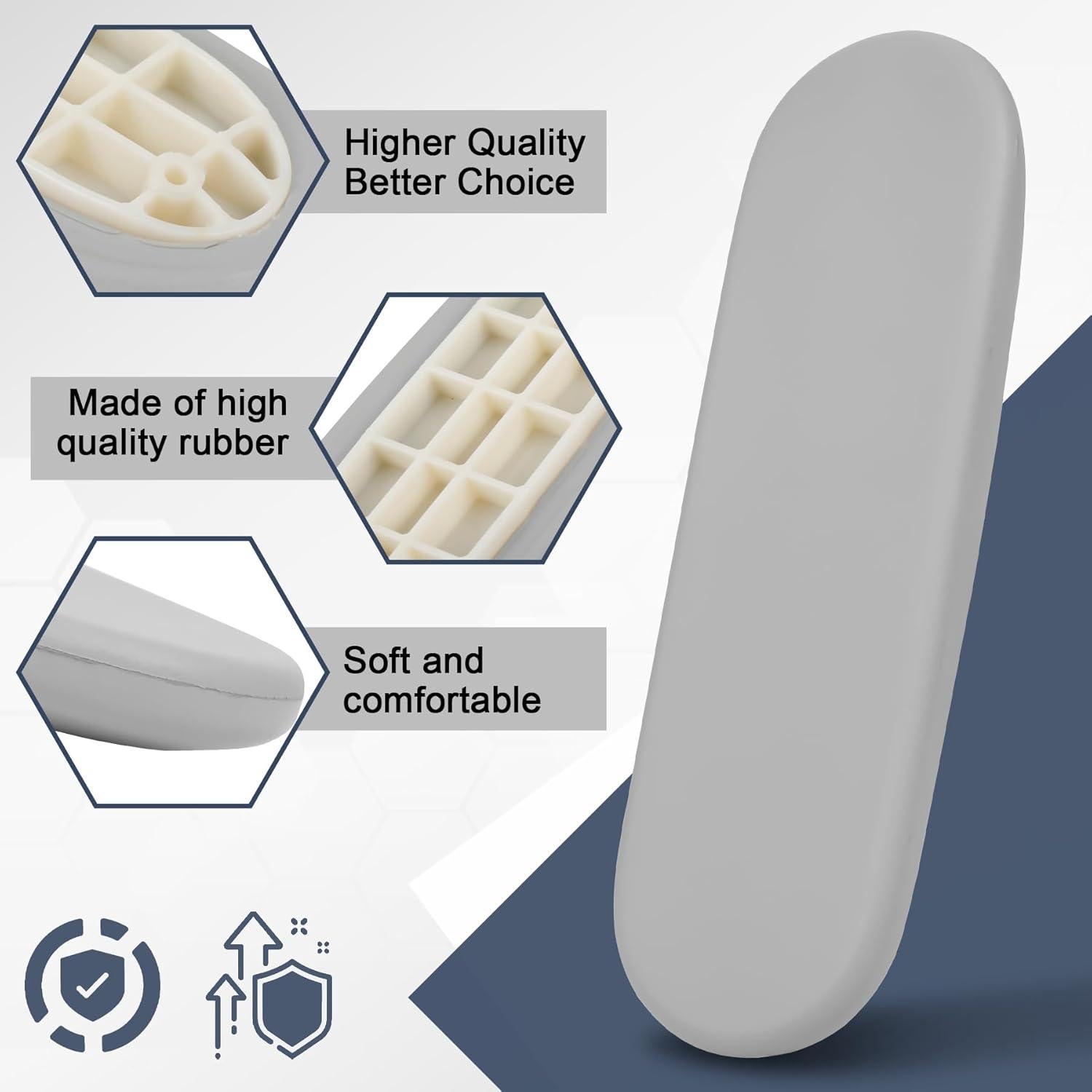 Fundas de Almohadillas para Brazos Herman Miller Sayl - Gris