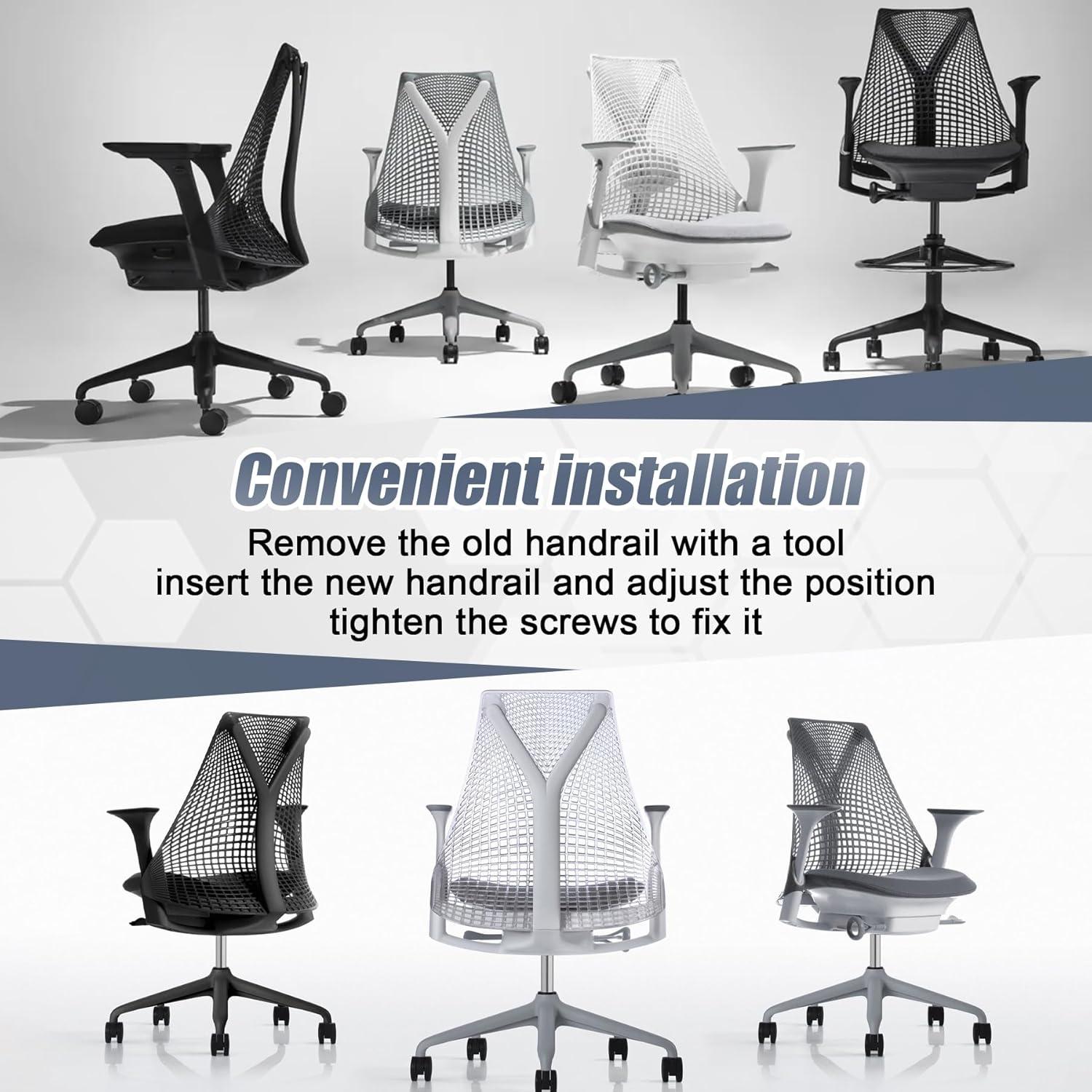 Fundas de Almohadillas para Brazos Herman Miller Sayl - Gris