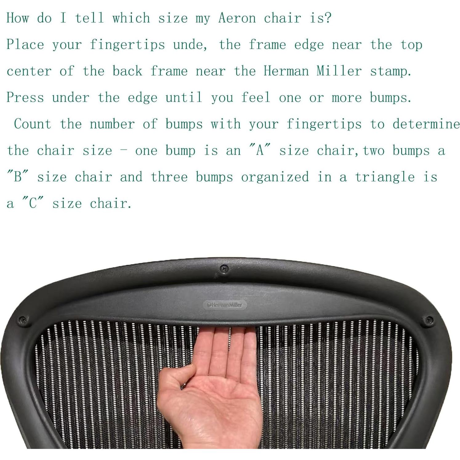 Almohadilla de Espuma para Asiento de Silla Herman Miller Aeron C - Yerinmeich