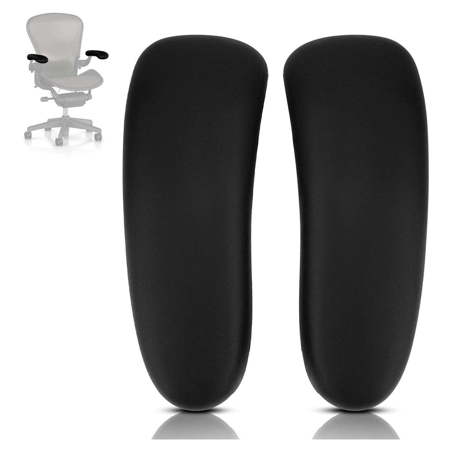 Reemplazo Almohadillas Reposabrazos Herman Miller Aeron Remasterizada - Negro