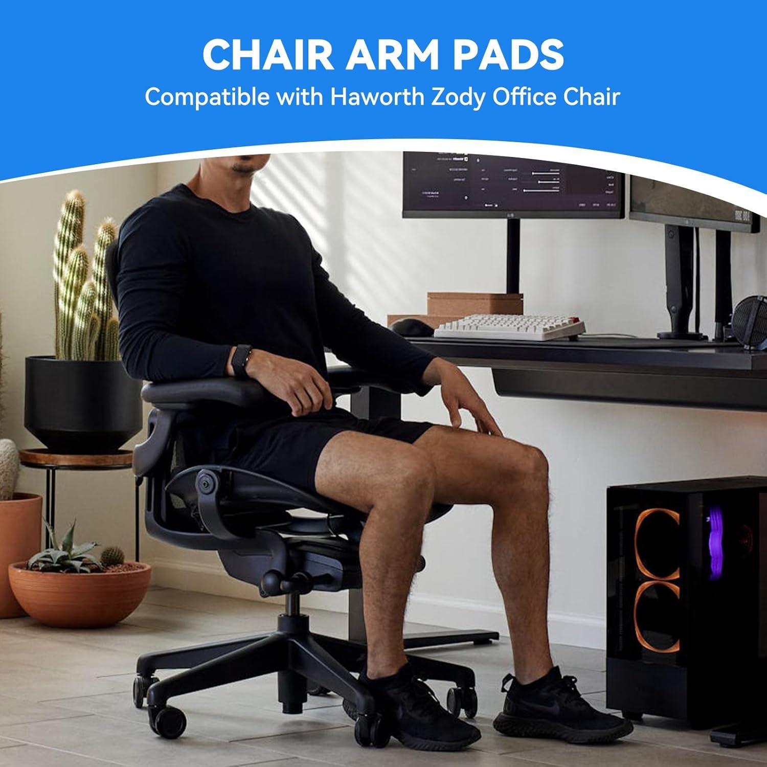 Reemplazo Almohadillas Reposabrazos Herman Miller Aeron Remasterizada - Negro