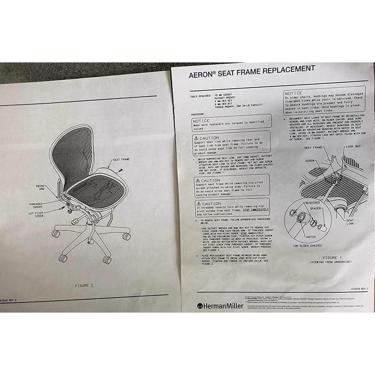 Asiento Pan de Reemplazo Herman Miller Aeron Tamaño C
