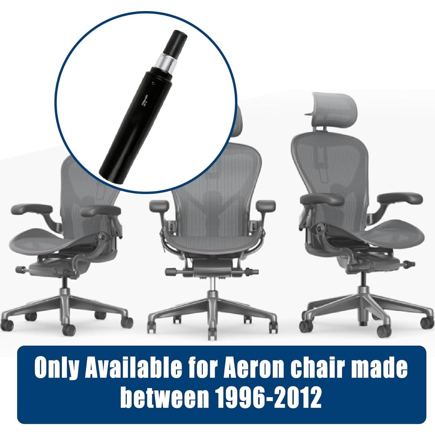 Cilindro de Gas Neumático BROODAY para Silla Aeron 15.24cm