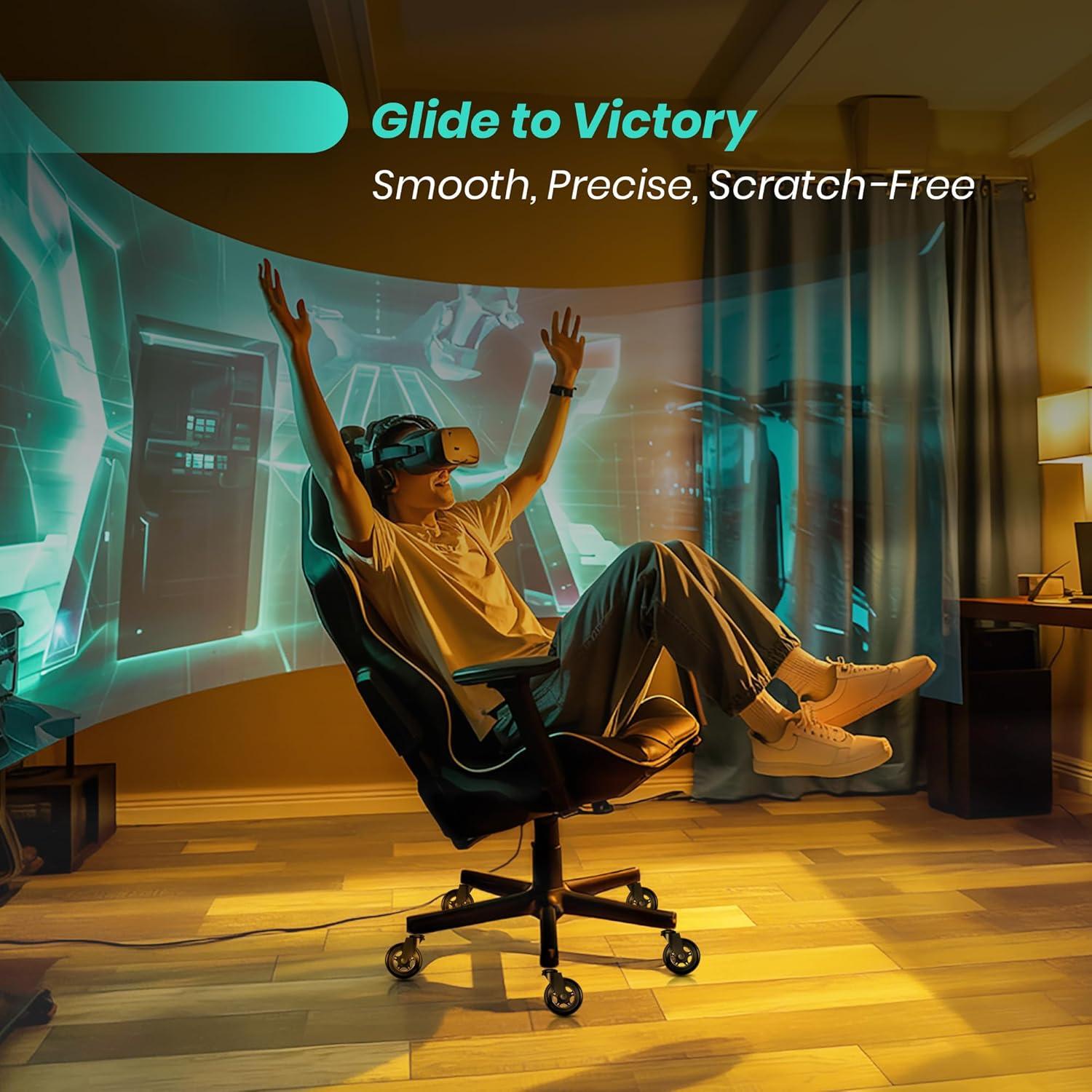 Ruedas de Reemplazo para Sillas de Oficina BuffMod 7.62 cm