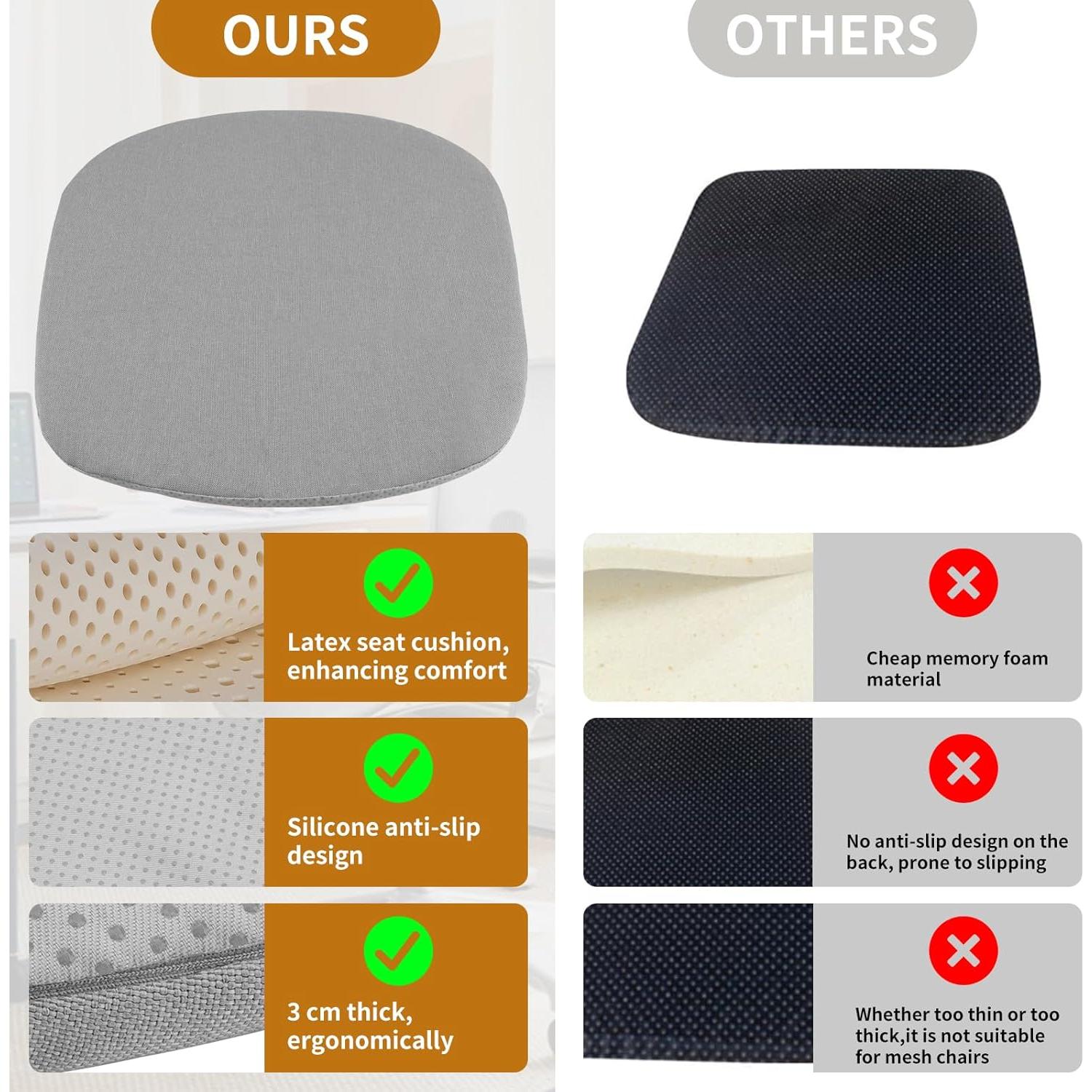 Cojín de Asiento para Silla Herman Miller Aeron 46.5x45.4cm