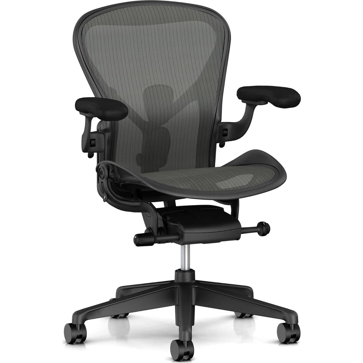 Reposabrazos de Silla Herman Miller Aeron HYEJDRV Negro 1 Par