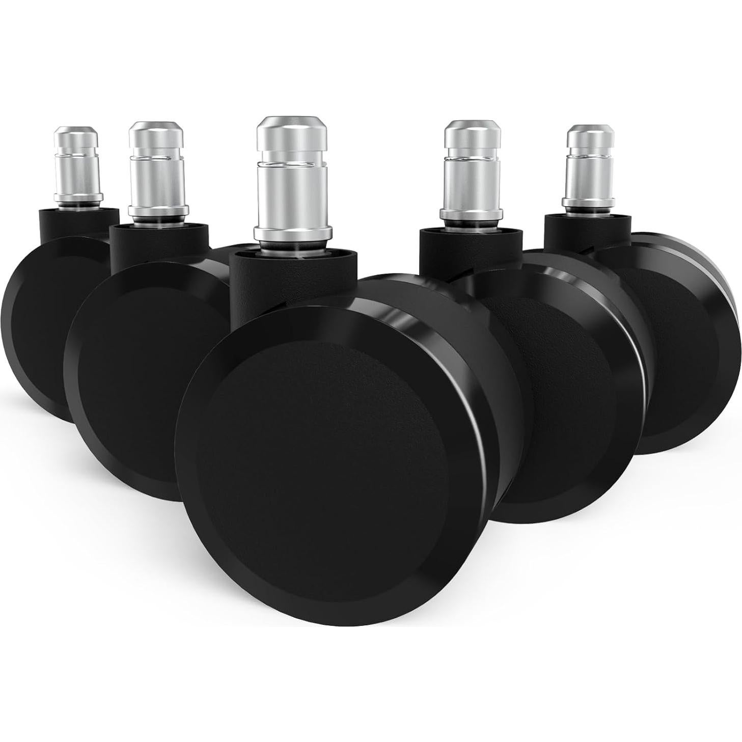 Ruedas de Reemplazo para Sillas Herman Miller Aeron - 60mm - Juego de 5