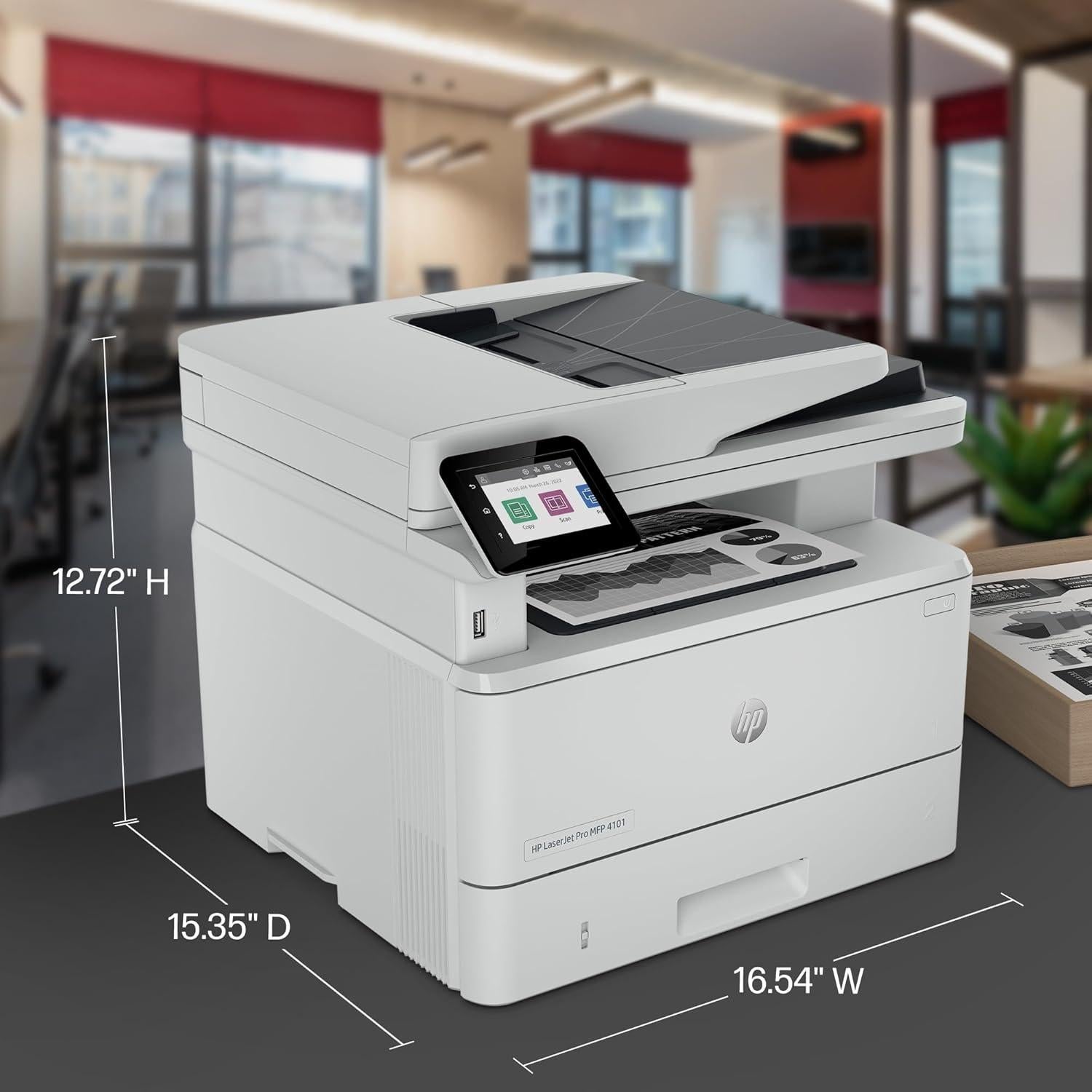 Impresora Láser Multifuncional HP LaserJet Pro 4101fdw