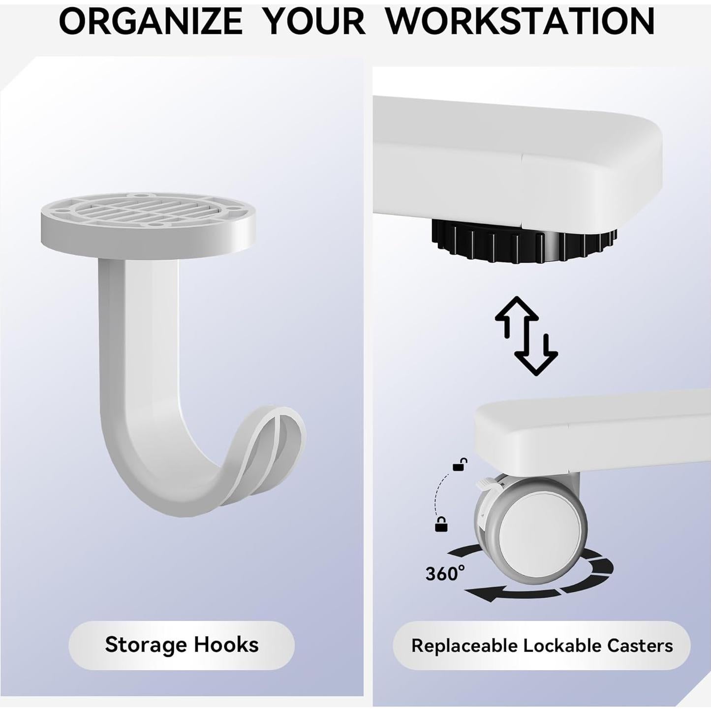 Escritorio de pie eléctrico ajustable Gamork YBL-ESD-111 40x60 cm