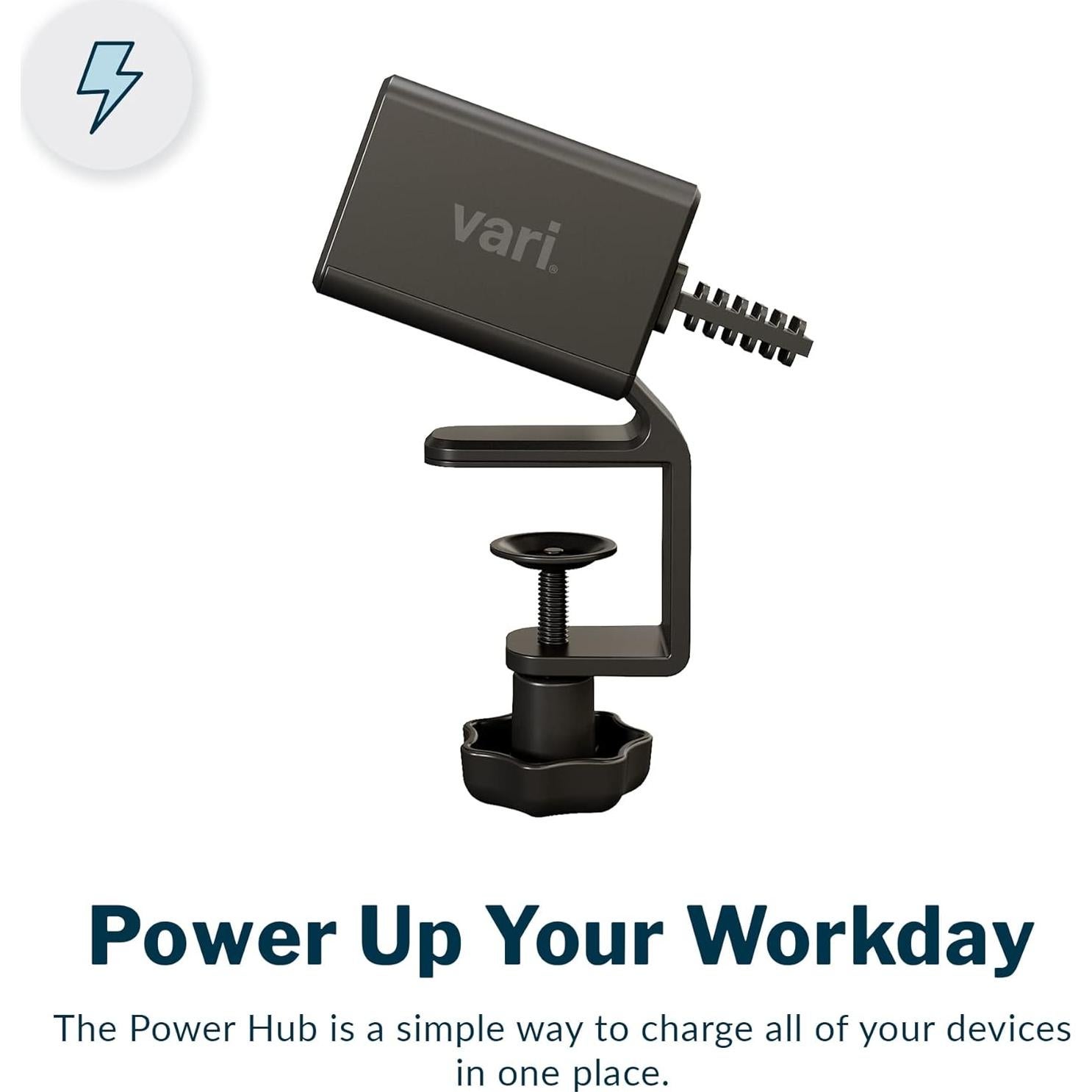 Vari Power Hub - Estación de Carga con 5 Salidas AC y 2 USB