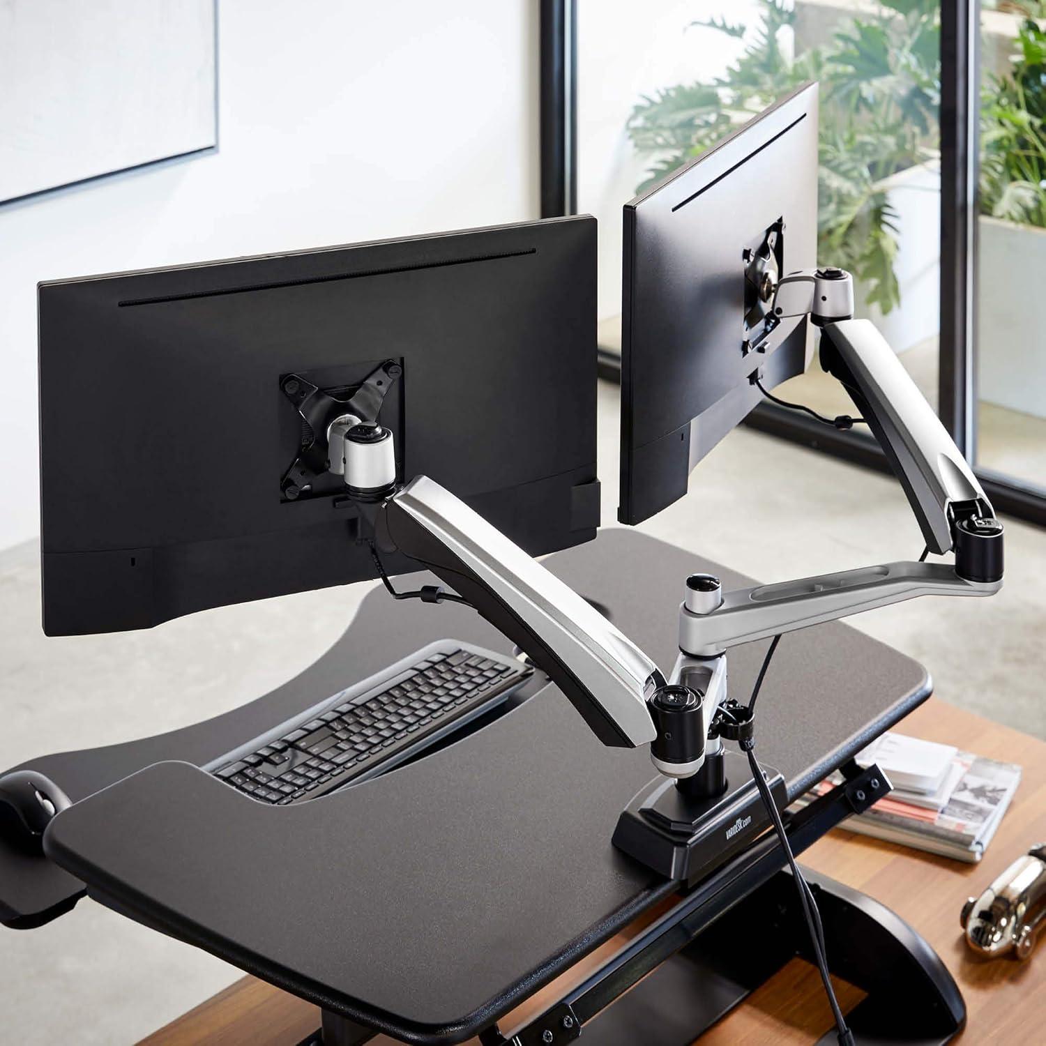Brazo Doble para Monitor Vari - Soporte VESA 27" 9 kg