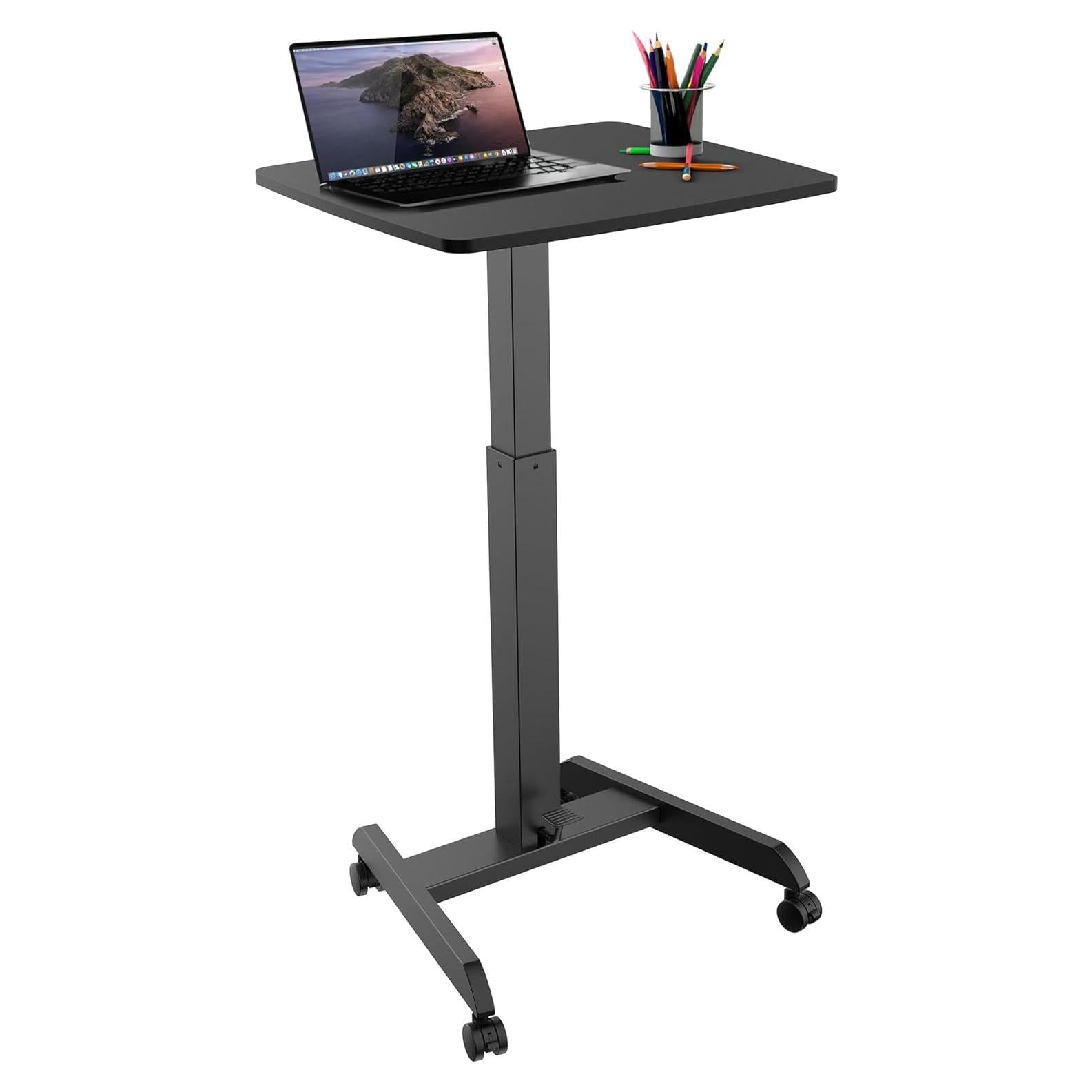 Escritorio Rodante Ajustable Mount-It! MI-7997BLK Negro 29.6-44.2"