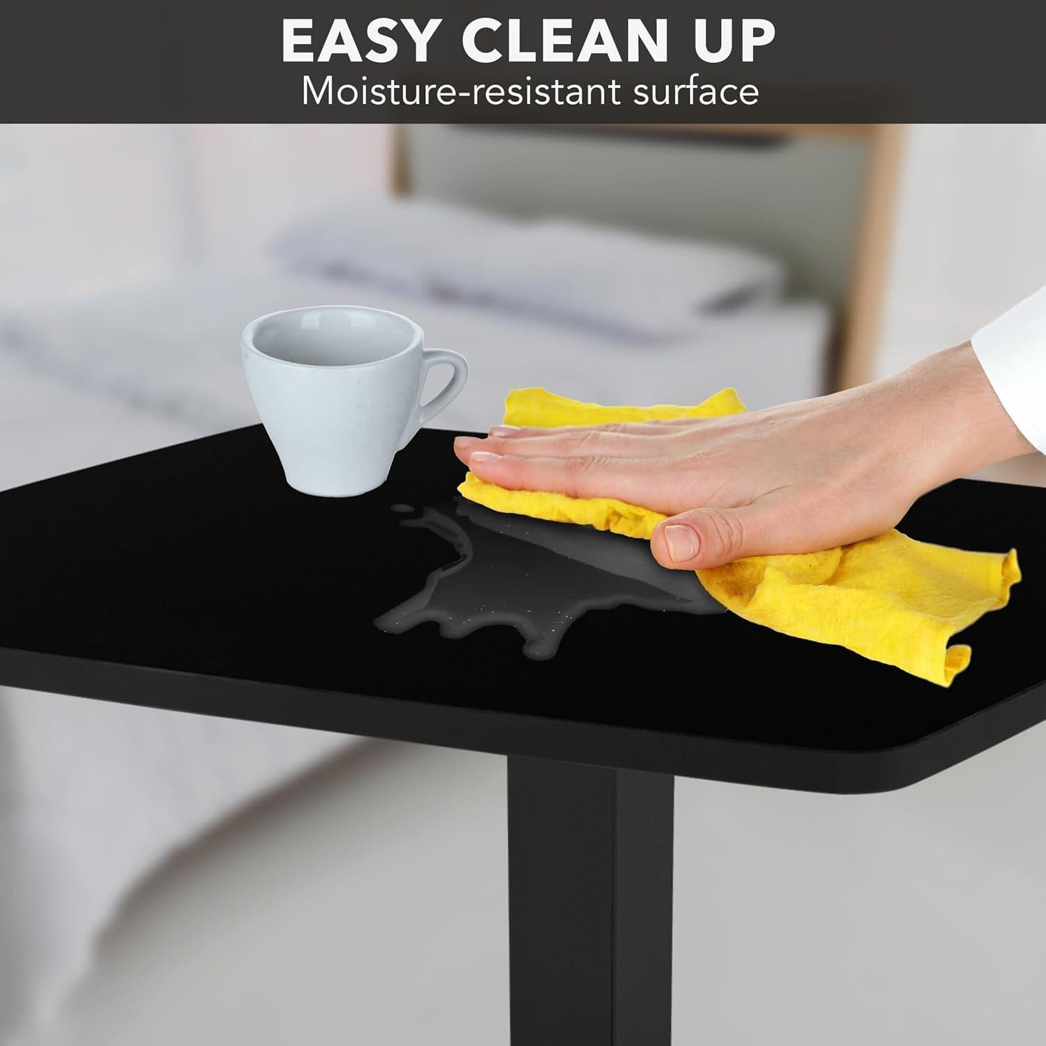 Escritorio Rodante Ajustable Mount-It! MI-7997BLK Negro 29.6-44.2"