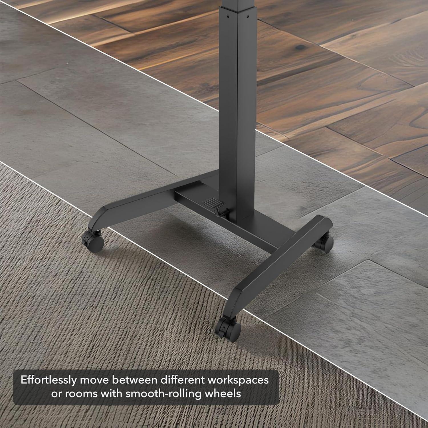 Escritorio Rodante Ajustable Mount-It! MI-7997BLK Negro 29.6-44.2"