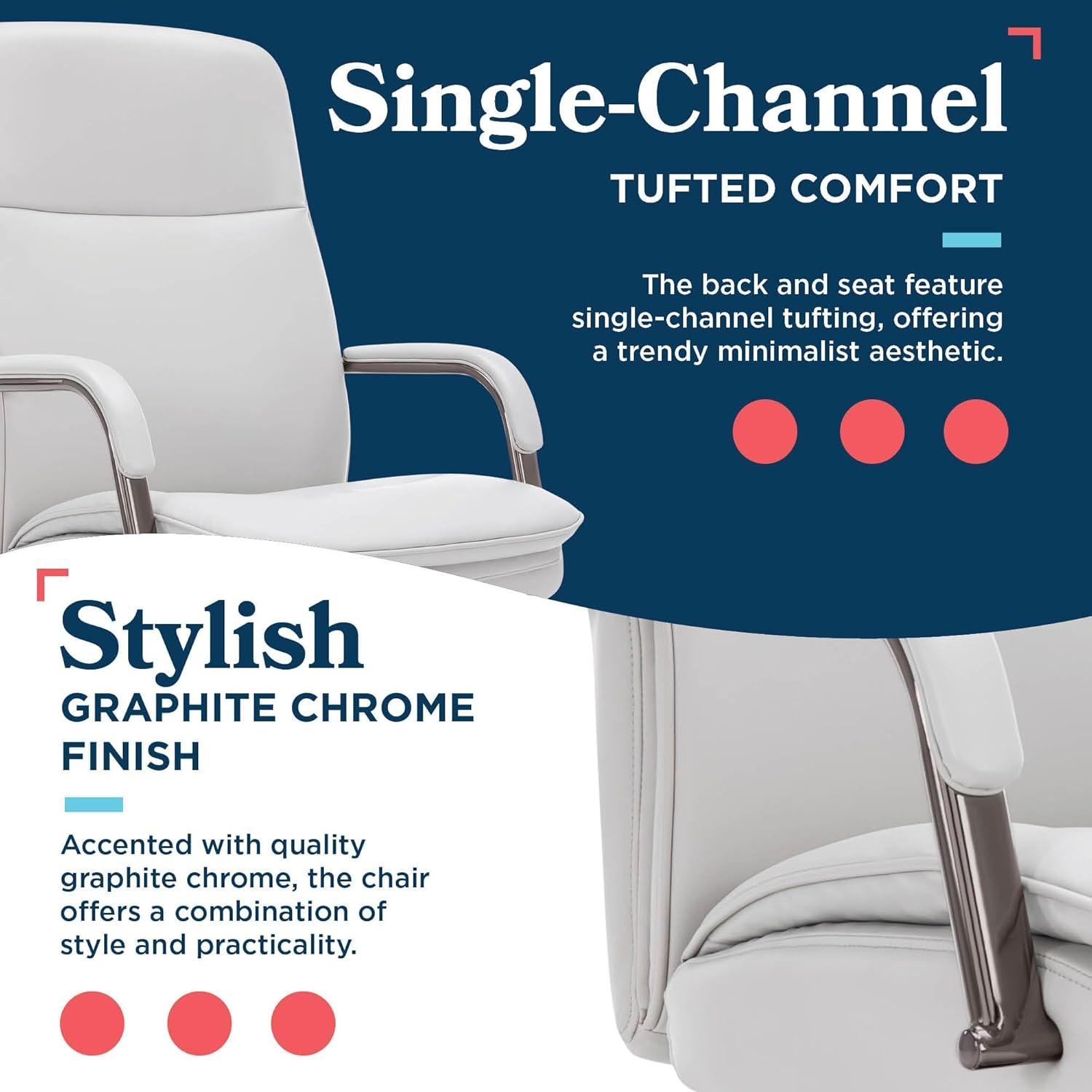 Silla de Oficina Ergonómica La-Z-Boy Opus Gris y Grafito