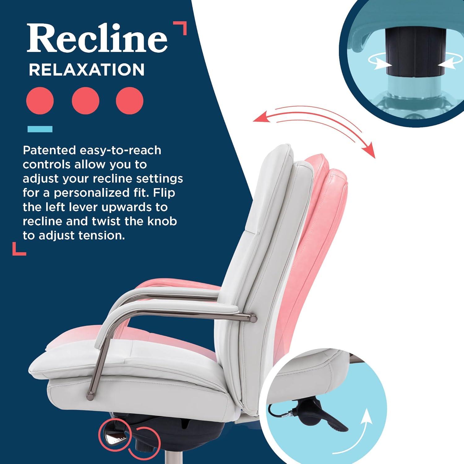 Silla de Oficina Ergonómica La-Z-Boy Opus Gris y Grafito