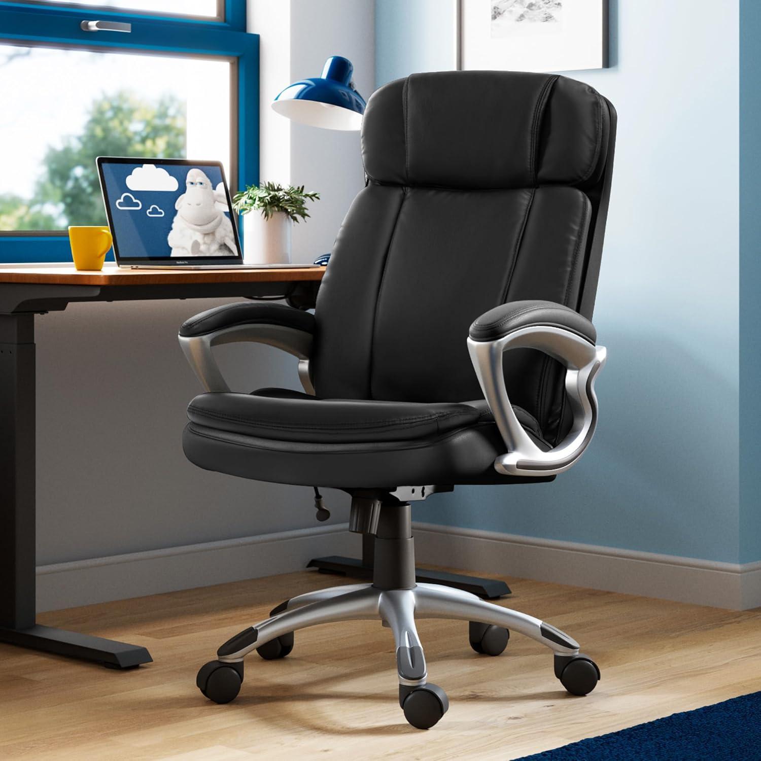 Silla de Oficina Ergonómica Serta Fairbanks Grande Negro
