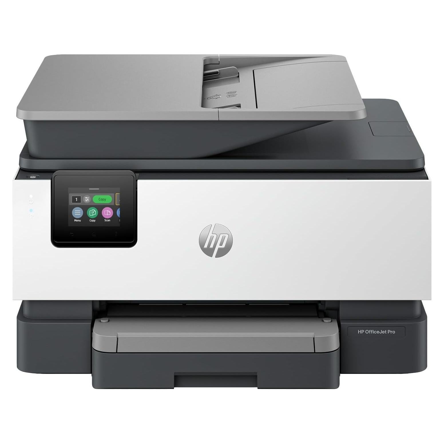 HP OfficeJet Pro 9125e All-in-One Printer w/3 Months of Instant Ink for Free, Touchscreen, Smart Advance Scan, Fax, Copy, 2-Sided Prints, 2-Sided Scan, A Printer-for-Small Medium Business (Renewed)