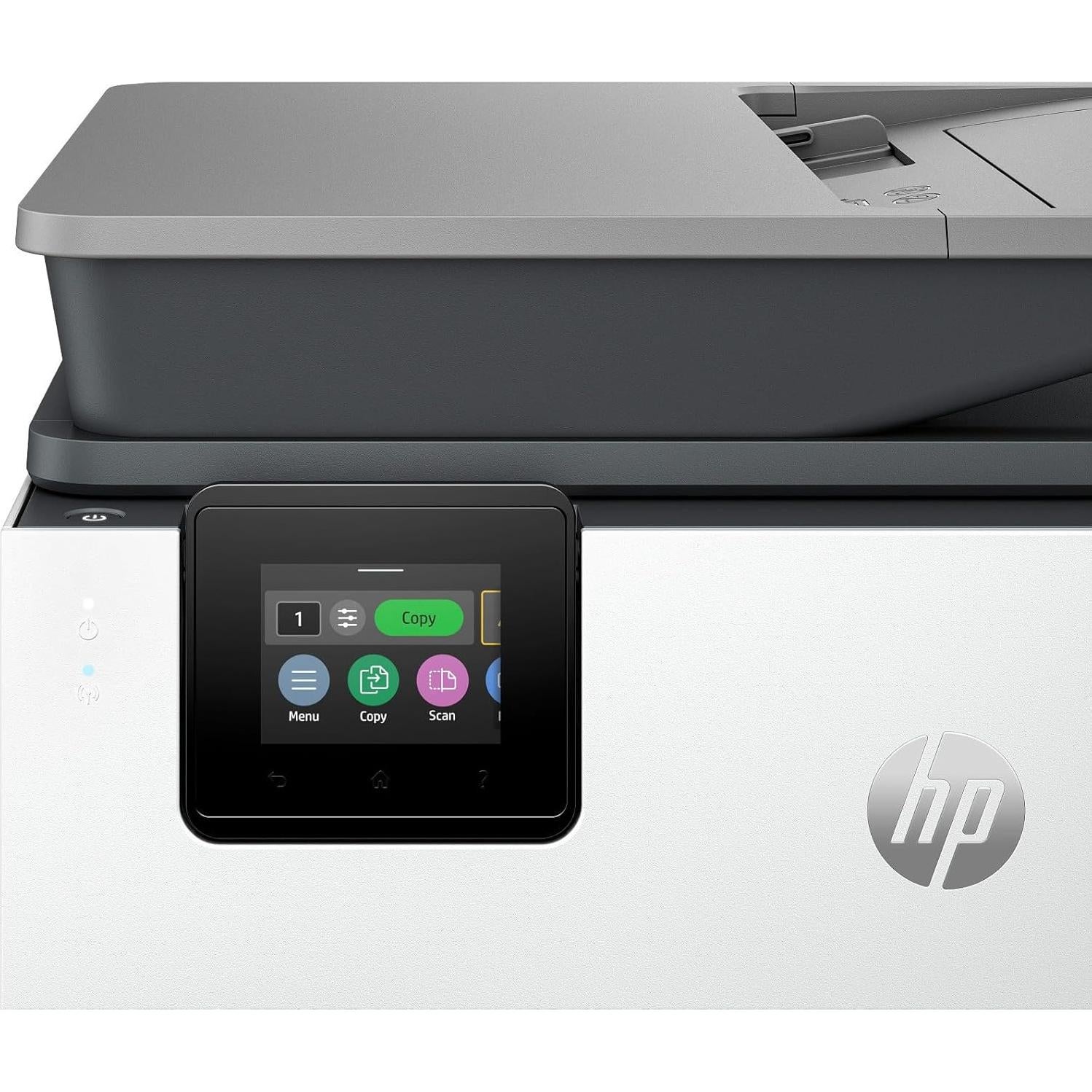 HP OfficeJet Pro 9125e All-in-One Printer w/3 Months of Instant Ink for Free, Touchscreen, Smart Advance Scan, Fax, Copy, 2-Sided Prints, 2-Sided Scan, A Printer-for-Small Medium Business (Renewed)