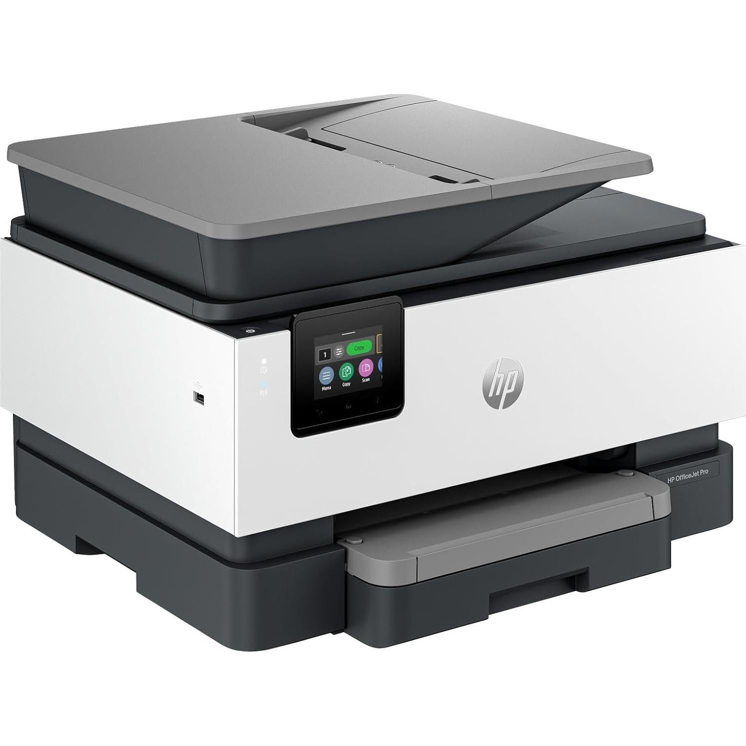HP OfficeJet Pro 9125e All-in-One Printer w/3 Months of Instant Ink for Free, Touchscreen, Smart Advance Scan, Fax, Copy, 2-Sided Prints, 2-Sided Scan, A Printer-for-Small Medium Business (Renewed)