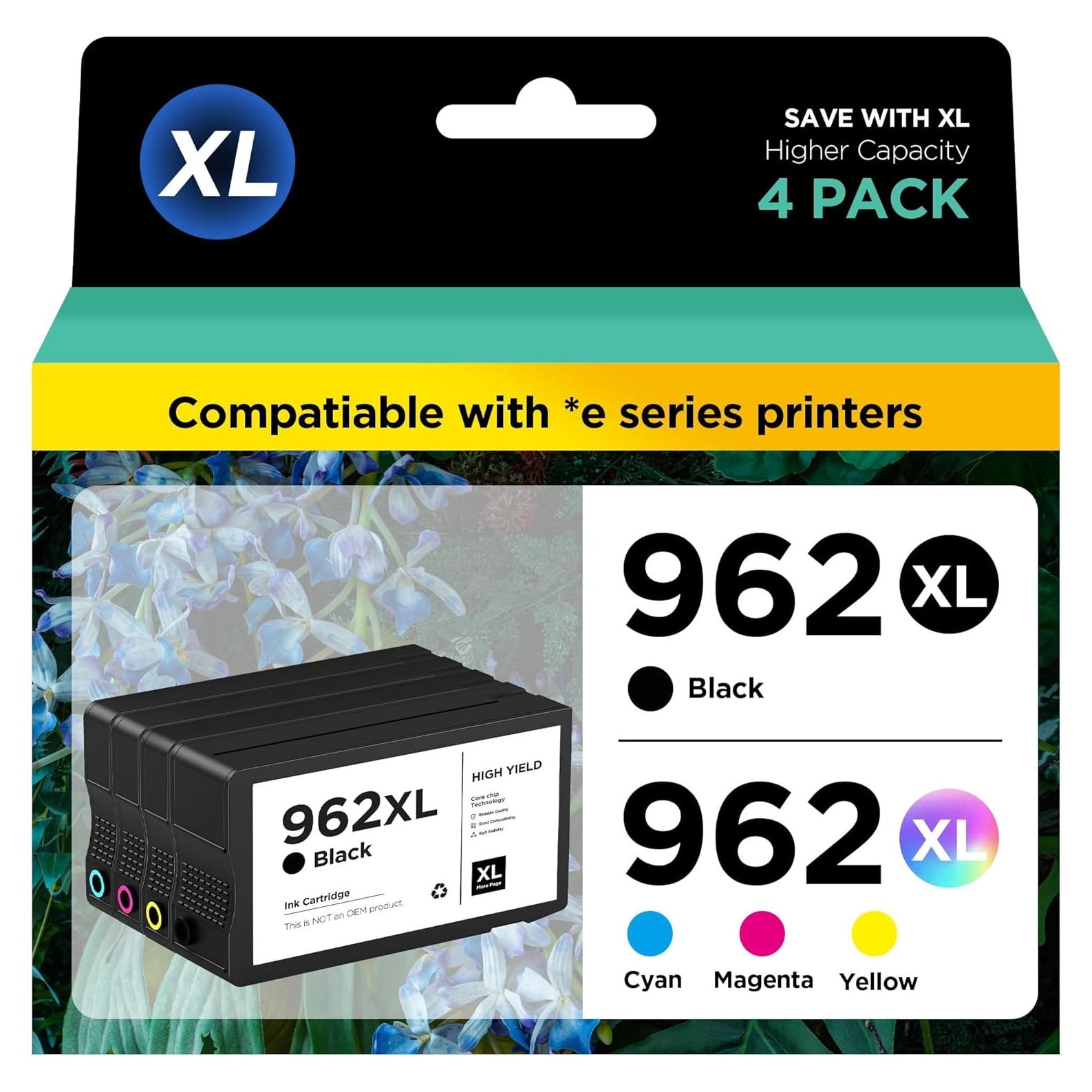 Cartuchos de tinta 962XL HP OfficeJet Pro 9015e 4 Pack