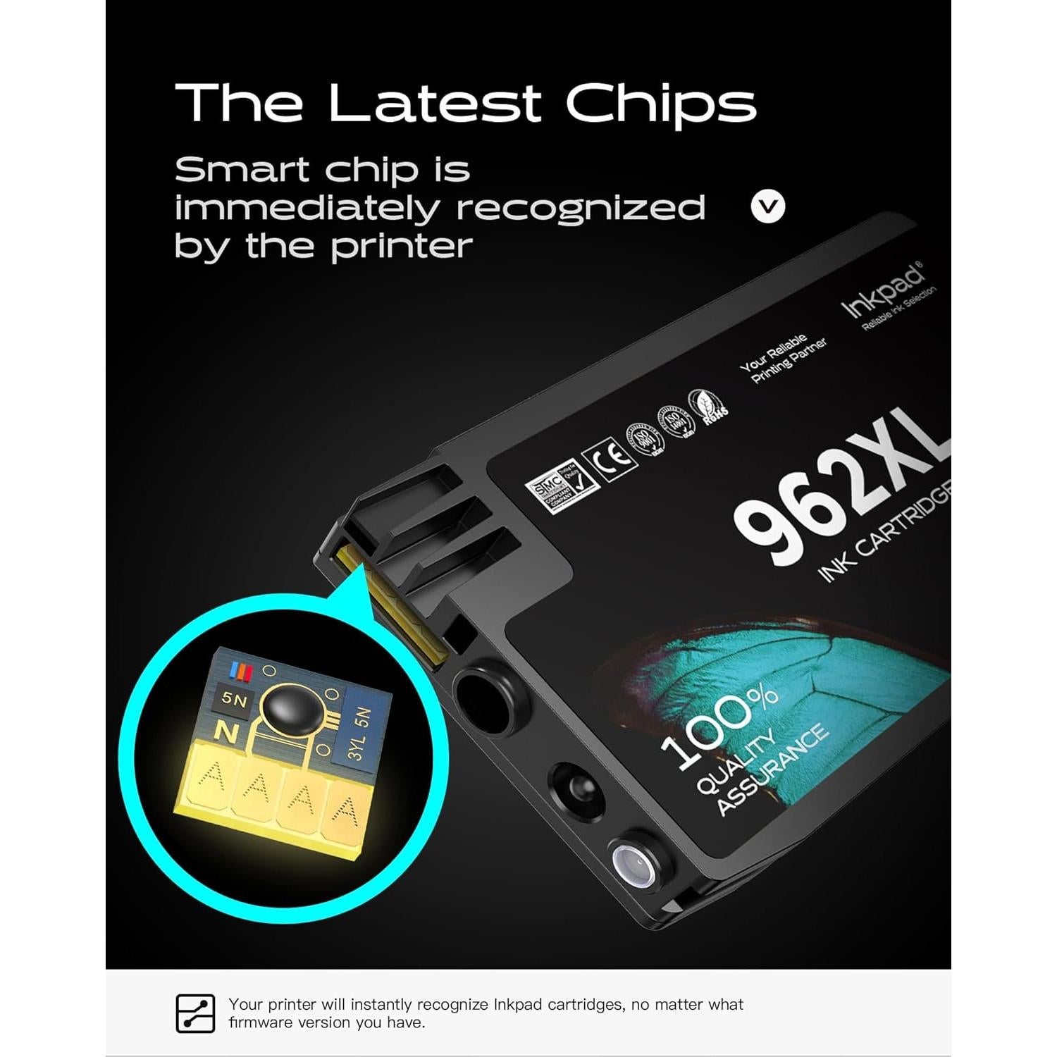 Cartuchos de tinta 962XL HP OfficeJet Pro 9015e 4 Pack