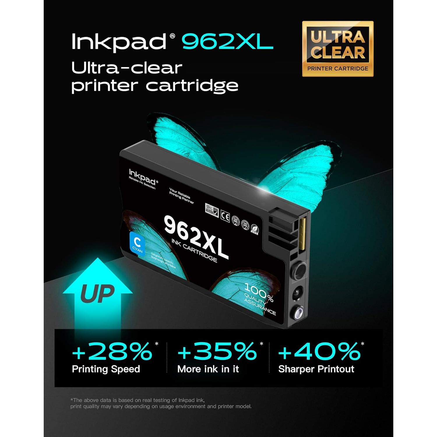 Cartuchos de tinta 962XL HP OfficeJet Pro 9015e 4 Pack