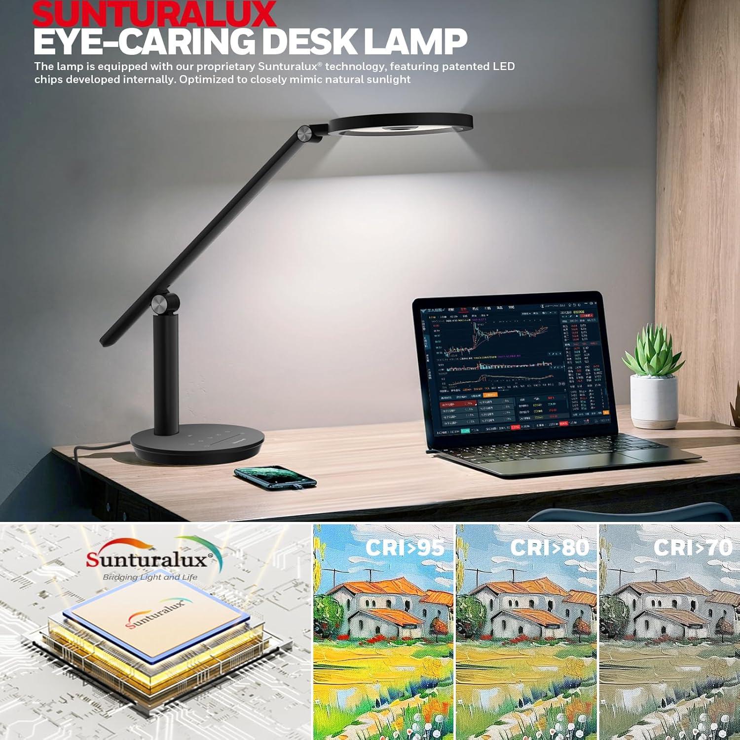 Lámpara de Escritorio Honeywell HWT-H6 LED Regulable 800LM