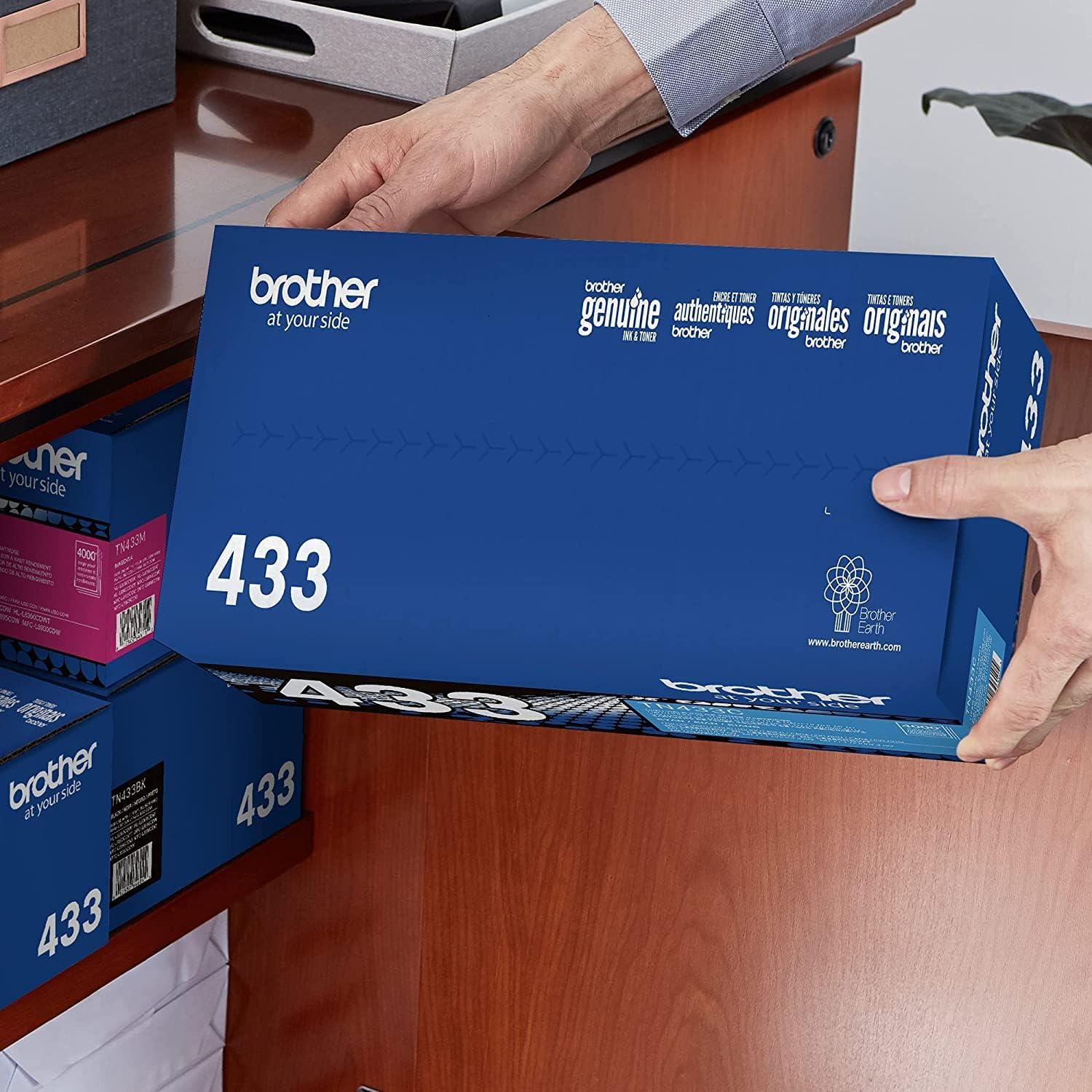 Cartucho de Tóner Brother TN433 Cian, Magenta y Amarillo - 3 Piezas