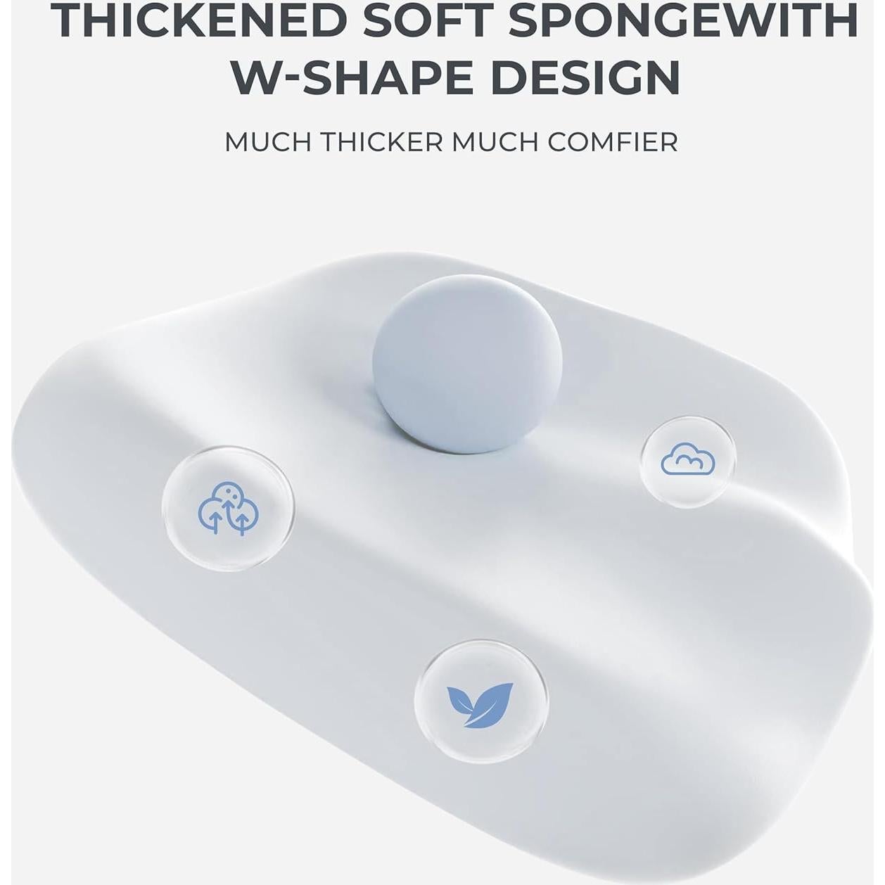 Silla de Oficina Ergonómica Blue Whale Alta 500lbs Negra