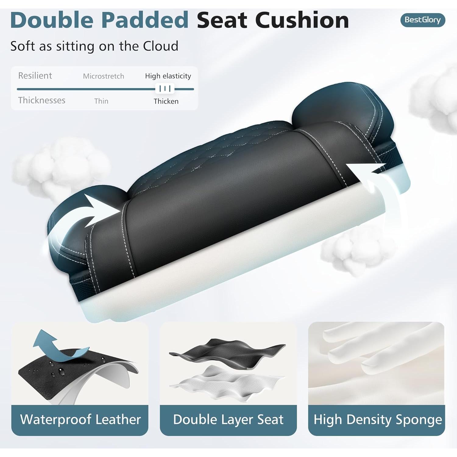 Silla de Oficina Ergonómica BestGlory 5200H Negro Ajustable