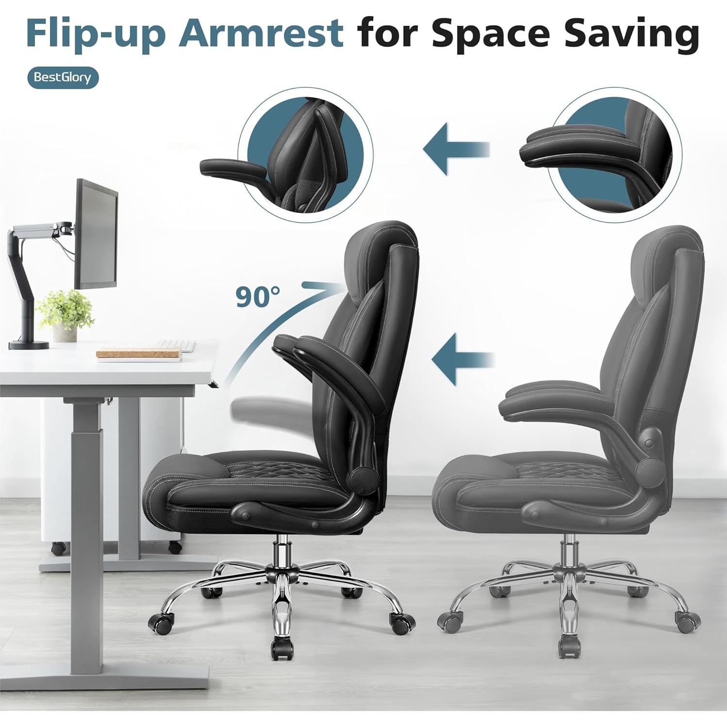 Silla de Oficina Ergonómica BestGlory 5200H Negro Ajustable