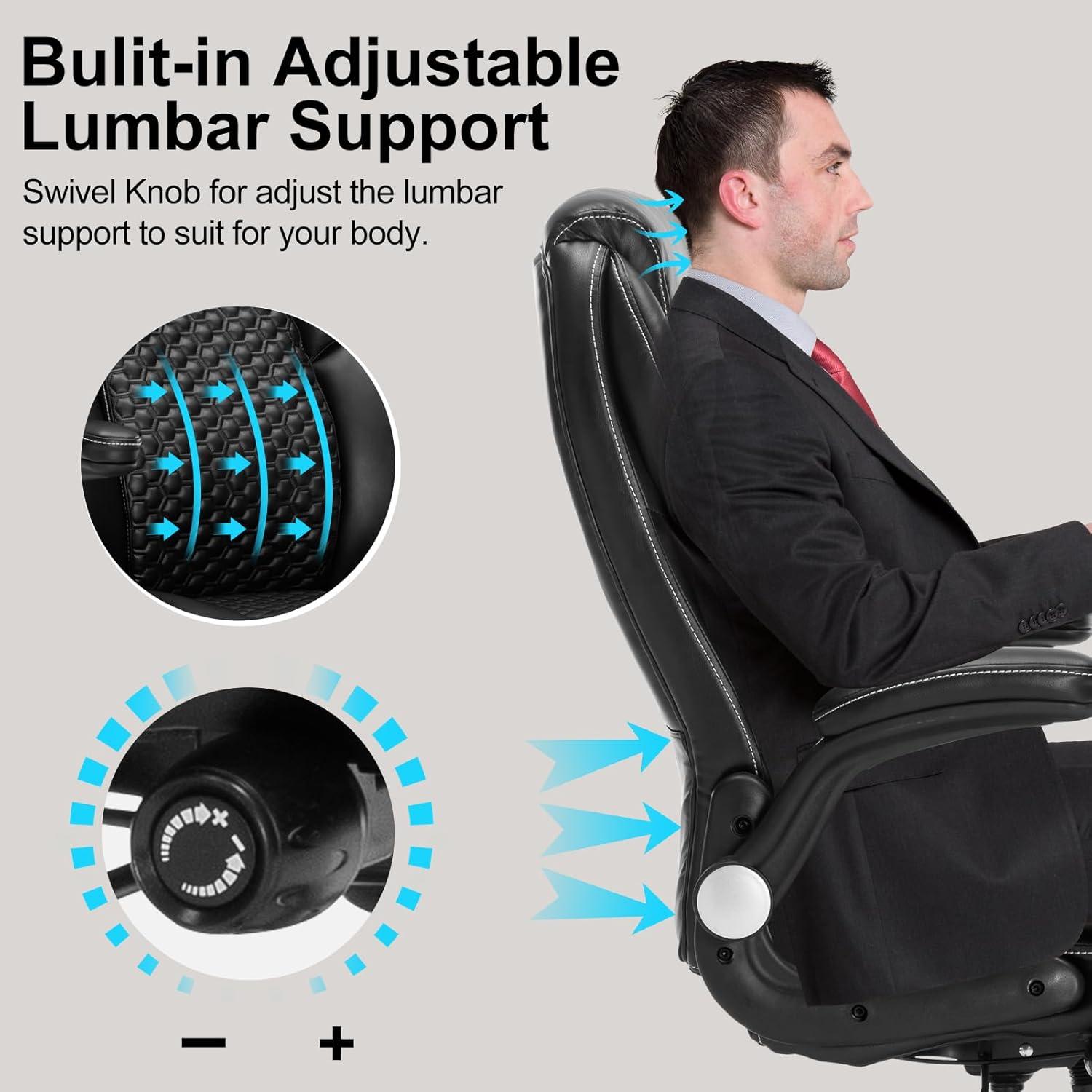 Silla de Oficina Ergonómica SOERGO con Soporte Lumbar Ajustable