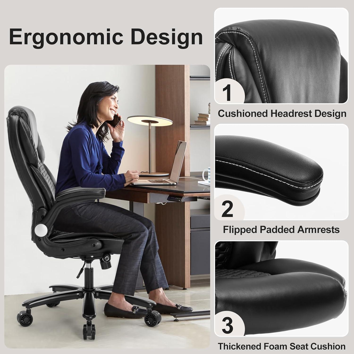 Silla de Oficina Ergonómica SOERGO con Soporte Lumbar Ajustable
