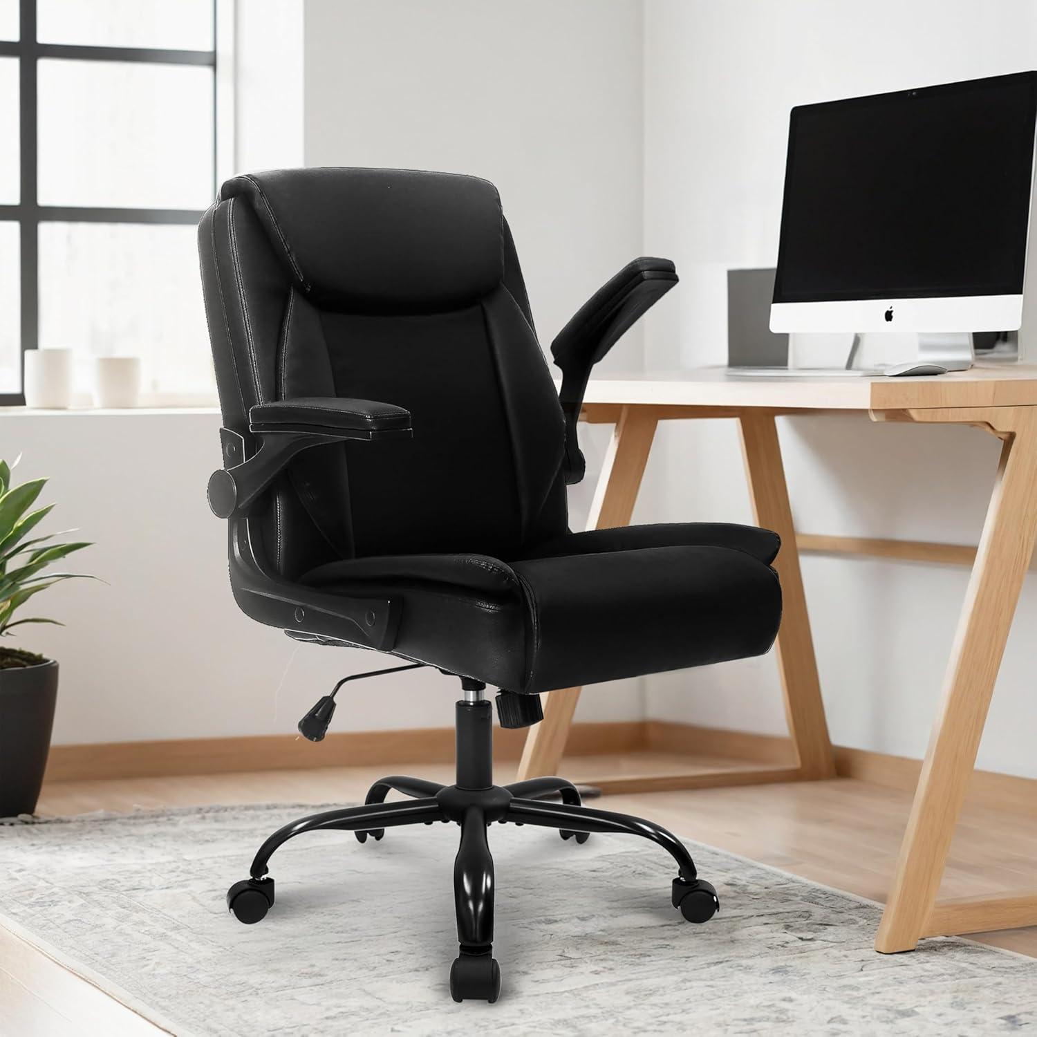 Silla de Oficina Ergonómica SILLA NEO Ejecutiva Plegable Negra