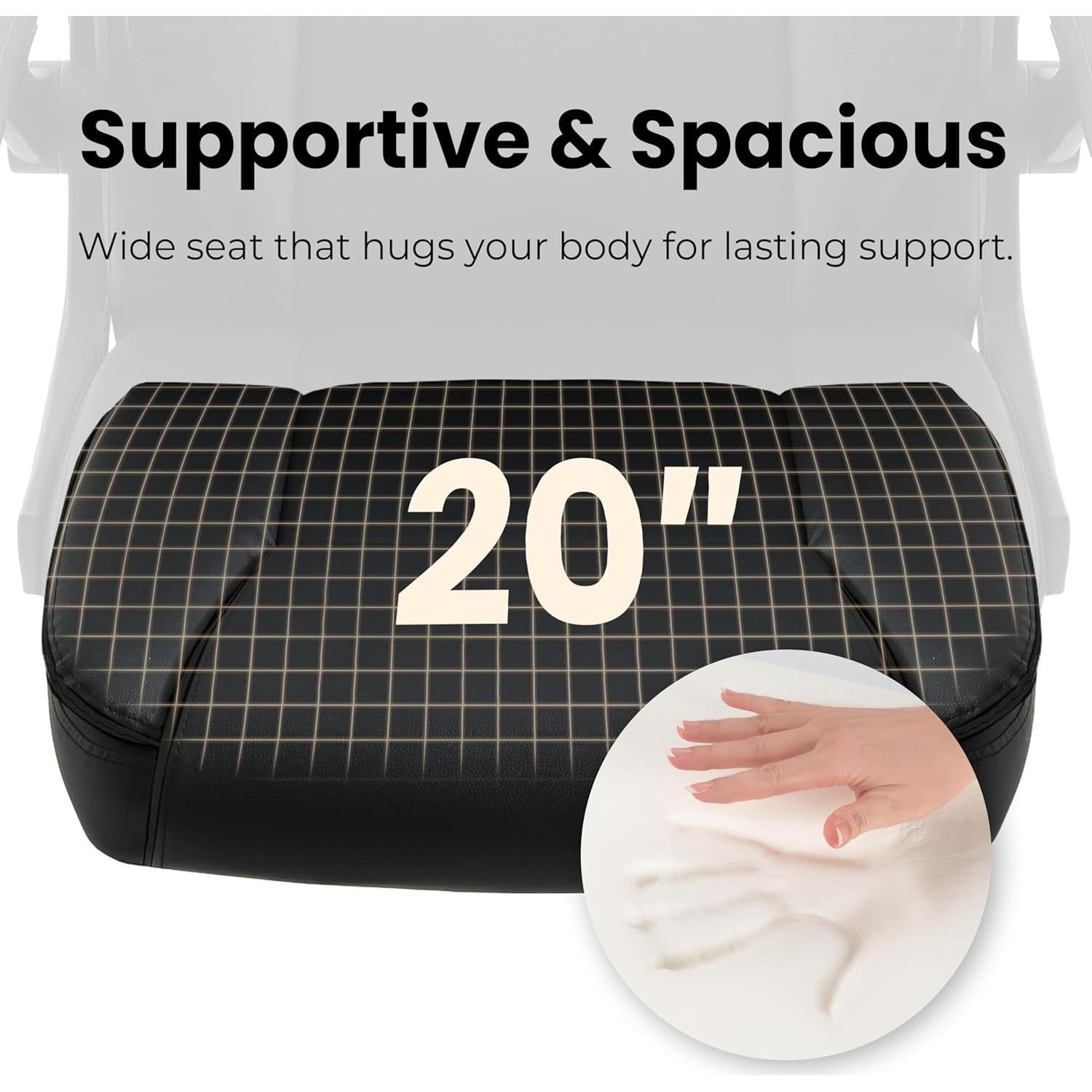 Silla de Oficina Ergonómica SILLA NEO Ejecutiva Plegable Negra