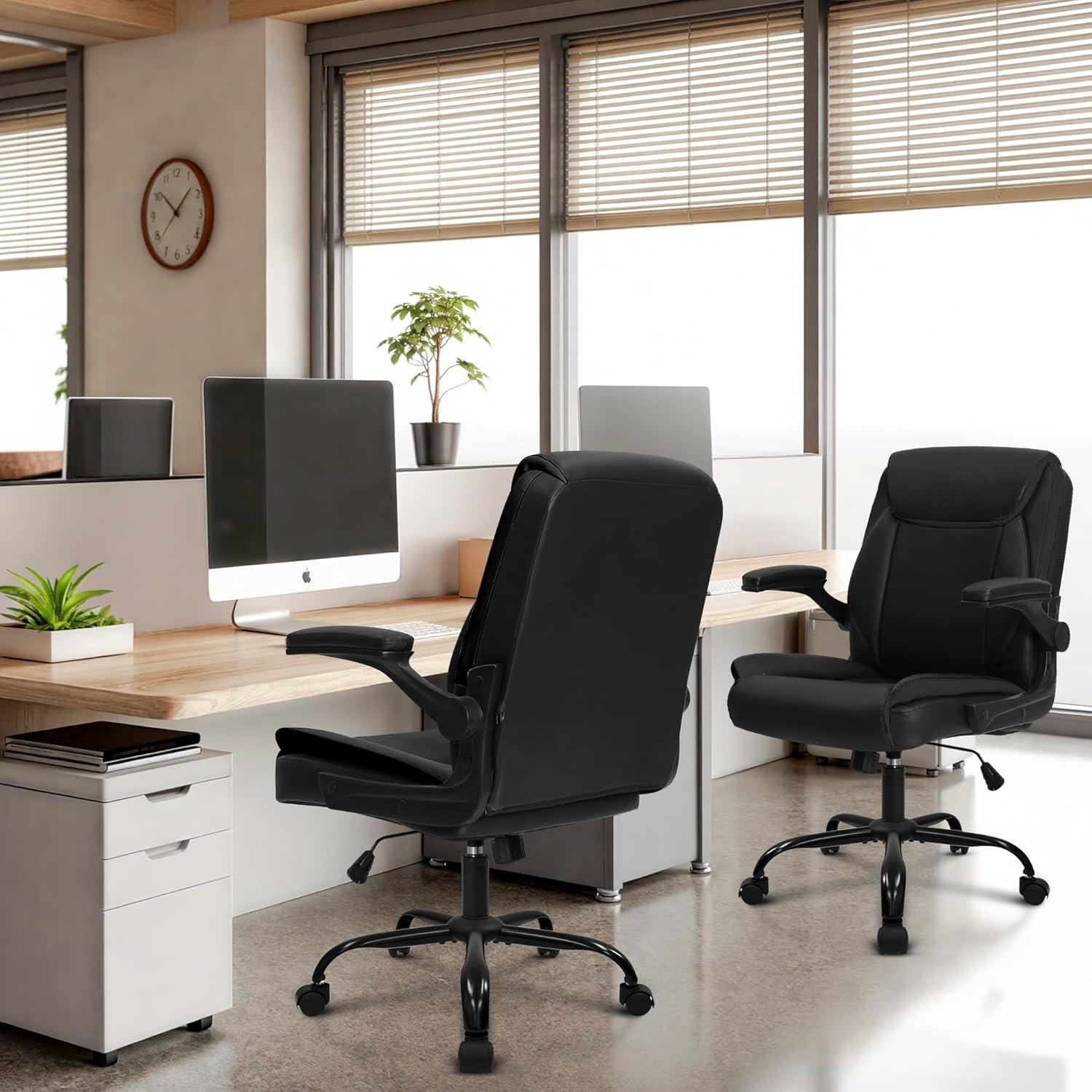 Silla de Oficina Ergonómica SILLA NEO Ejecutiva Plegable Negra