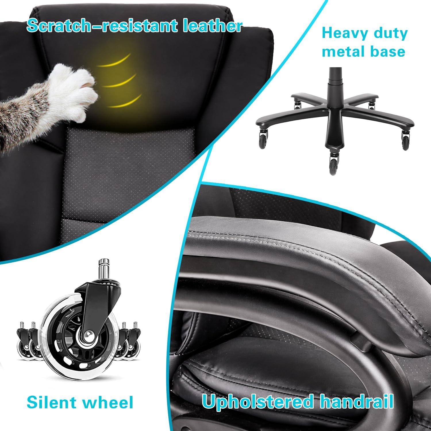 Silla de Oficina Grande Indulgear Neboc 500lbs Respaldo Alto