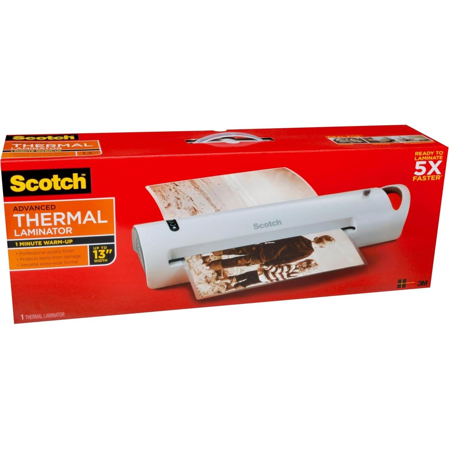 Laminadora Térmica Scotch TL1302Z 33 cm para Proyectos