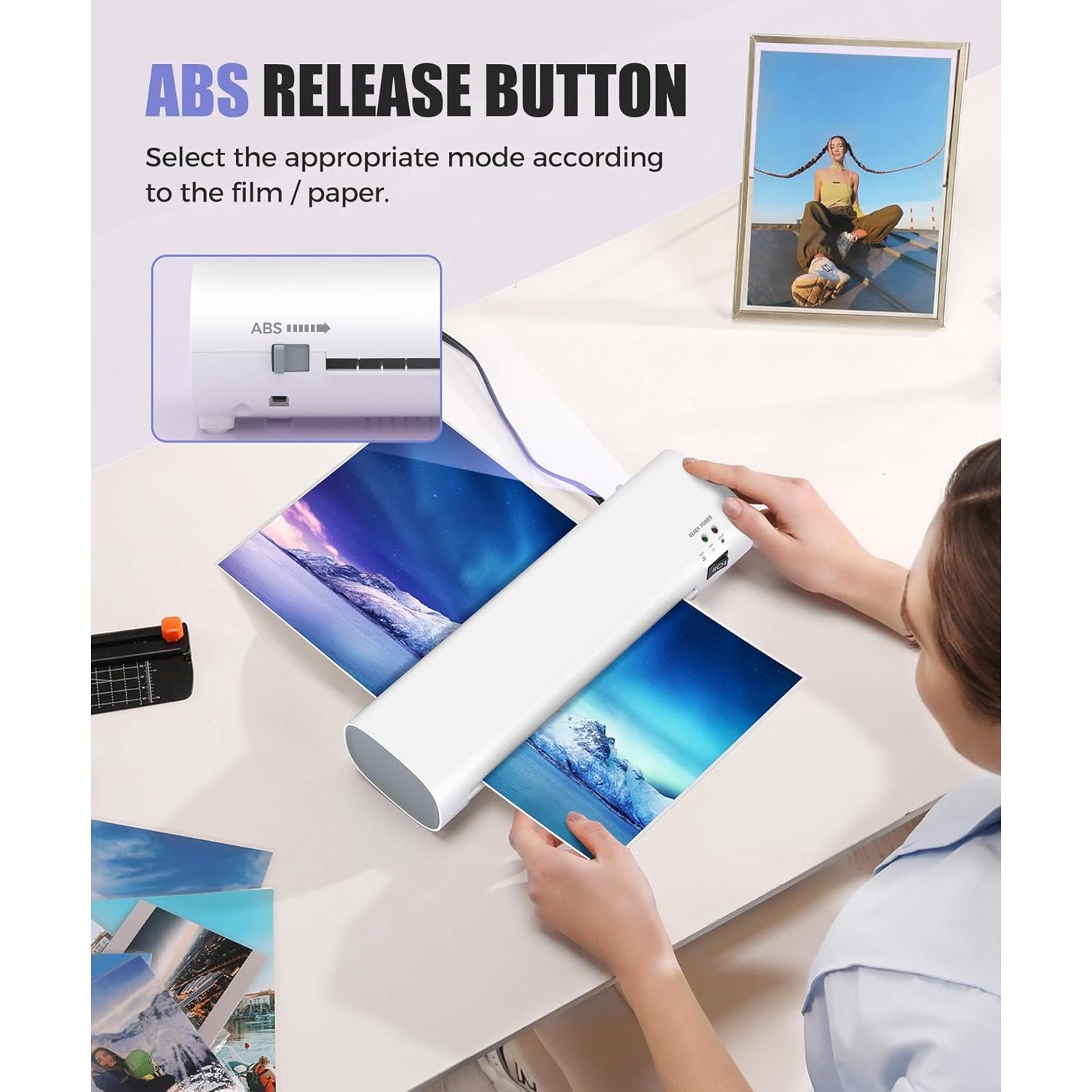 Laminadora Térmica A4 Ibzdi SL268 4-en-1 con 40 Hojas