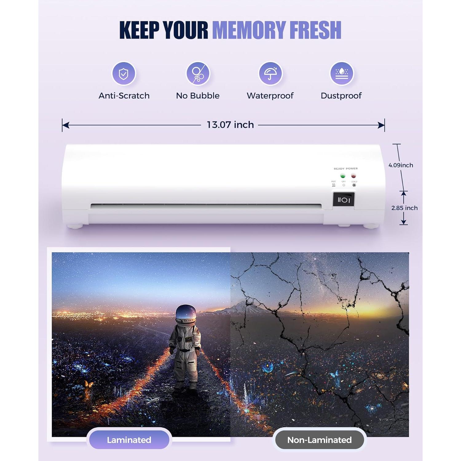 Laminadora Térmica A4 Ibzdi SL268 4-en-1 con 40 Hojas