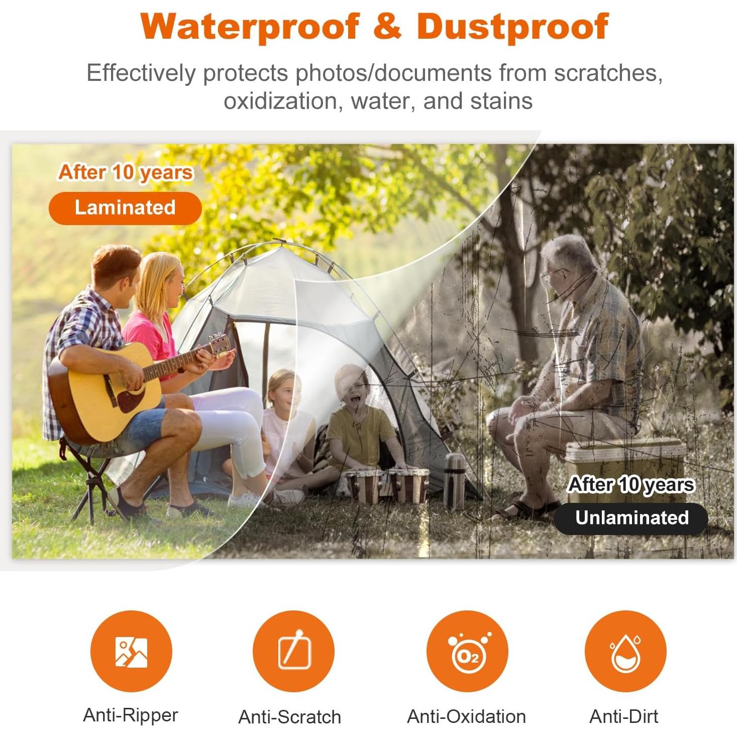 Laminadora Térmica Bonsaii 9 Pulgadas con 5 Fundas - Gris