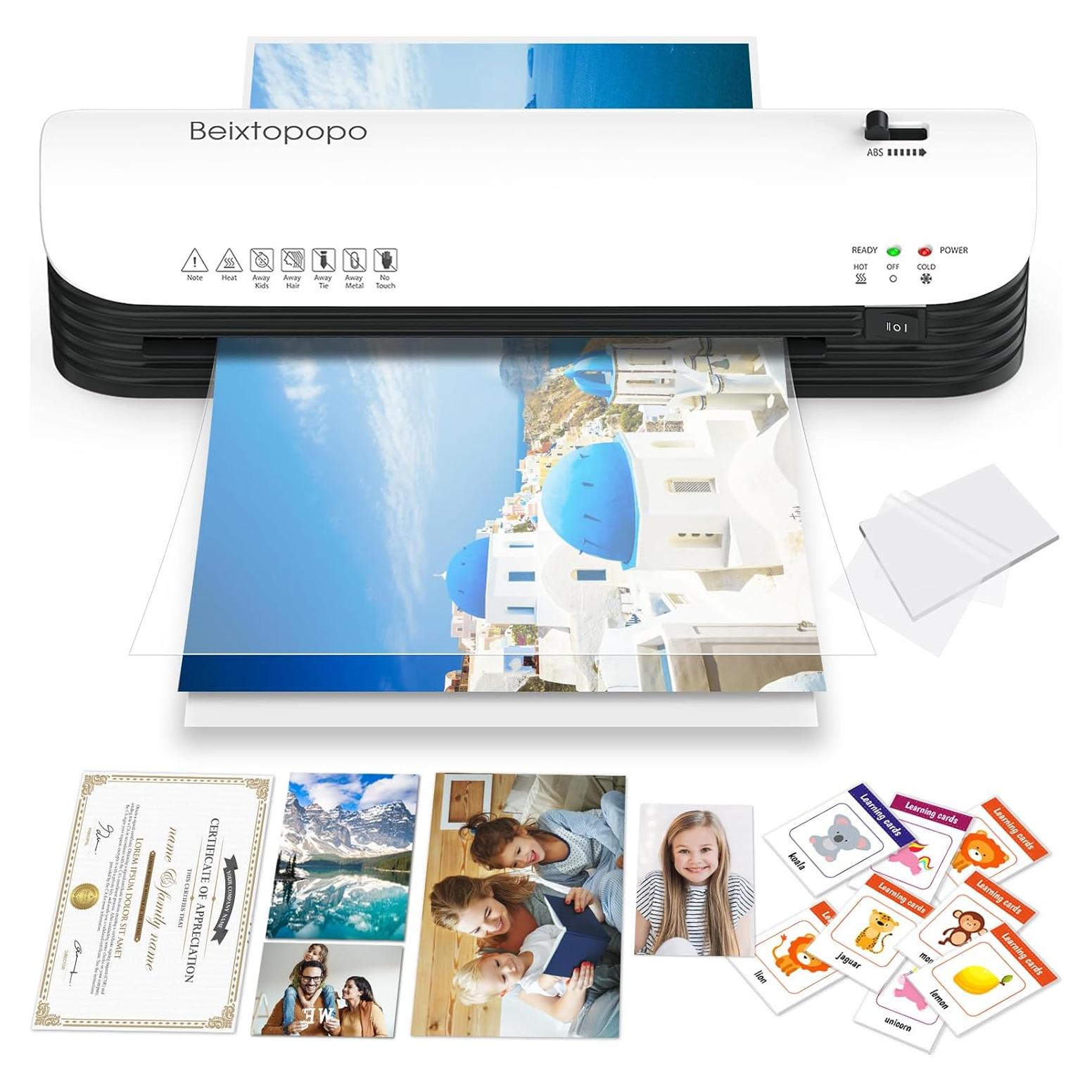 Laminadora Térmica A4 Beixtopopo 9 Pulgadas Caliente y Frío