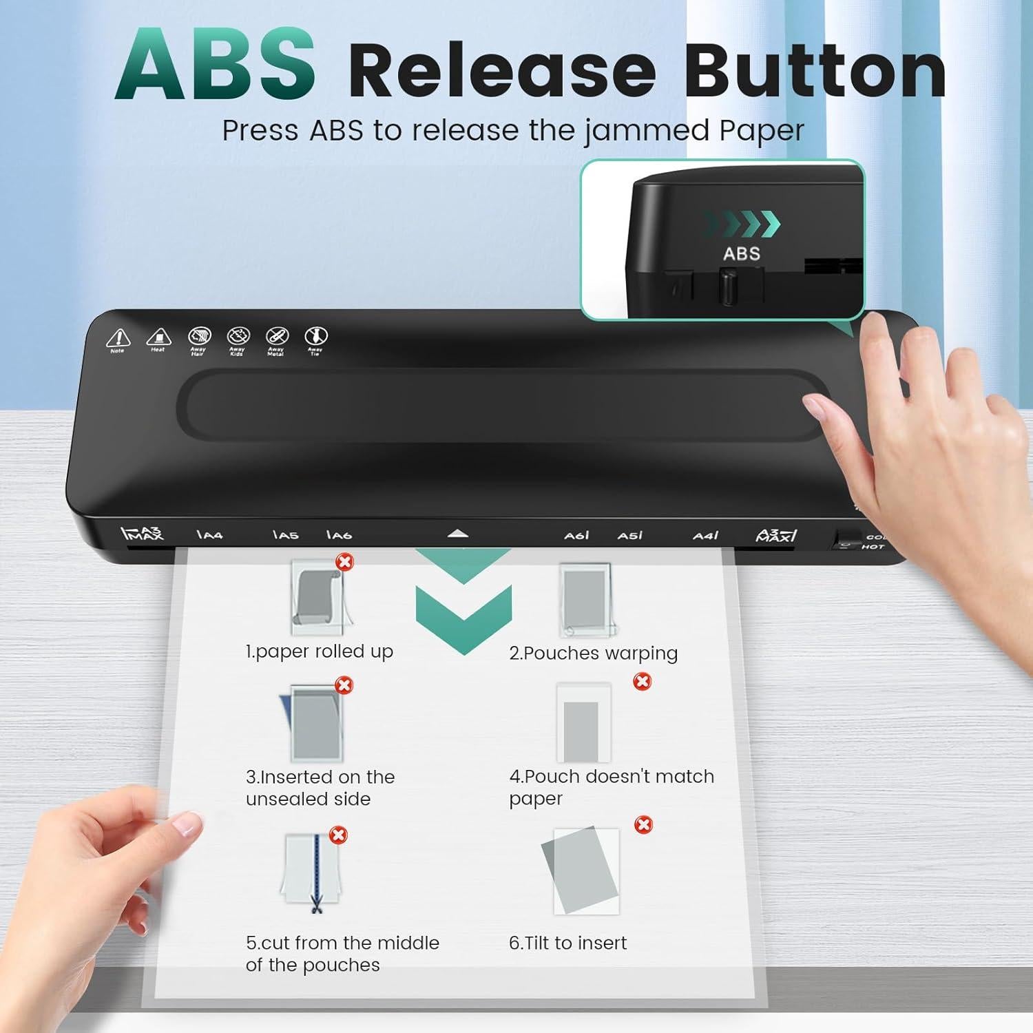 Máquina de Laminado Térmica MAXDONE A3 13 Pulgadas 1.59 kg