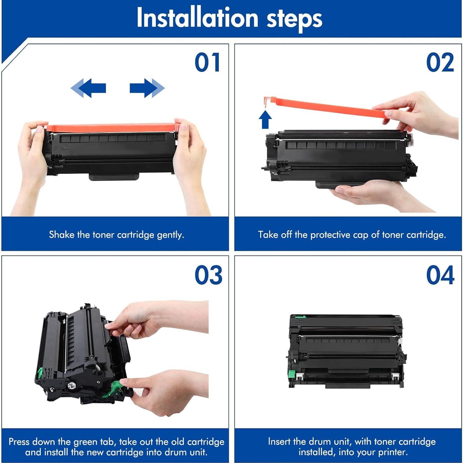 Tóner negro Brother TN-730 TN-760 2-Pack 1200 páginas